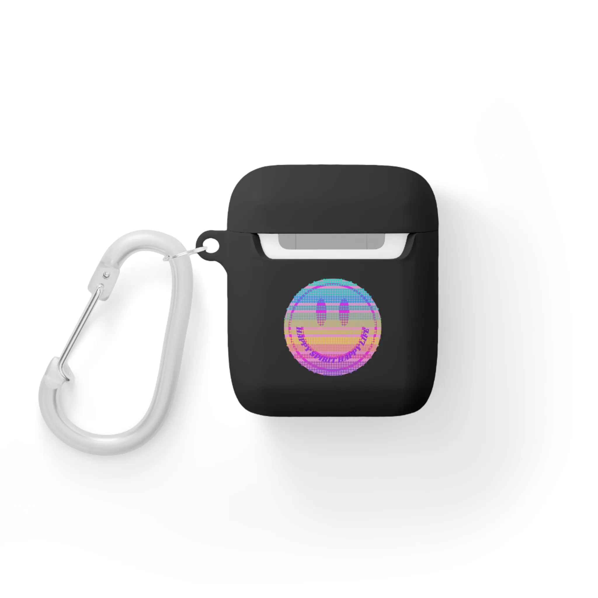 Happy Spirit Happy Life AirPods and AirPods Pro Case Cover, AirPods and AirPods Pro Case Cover, VSCO girl, Smiley Happy Life Protect
