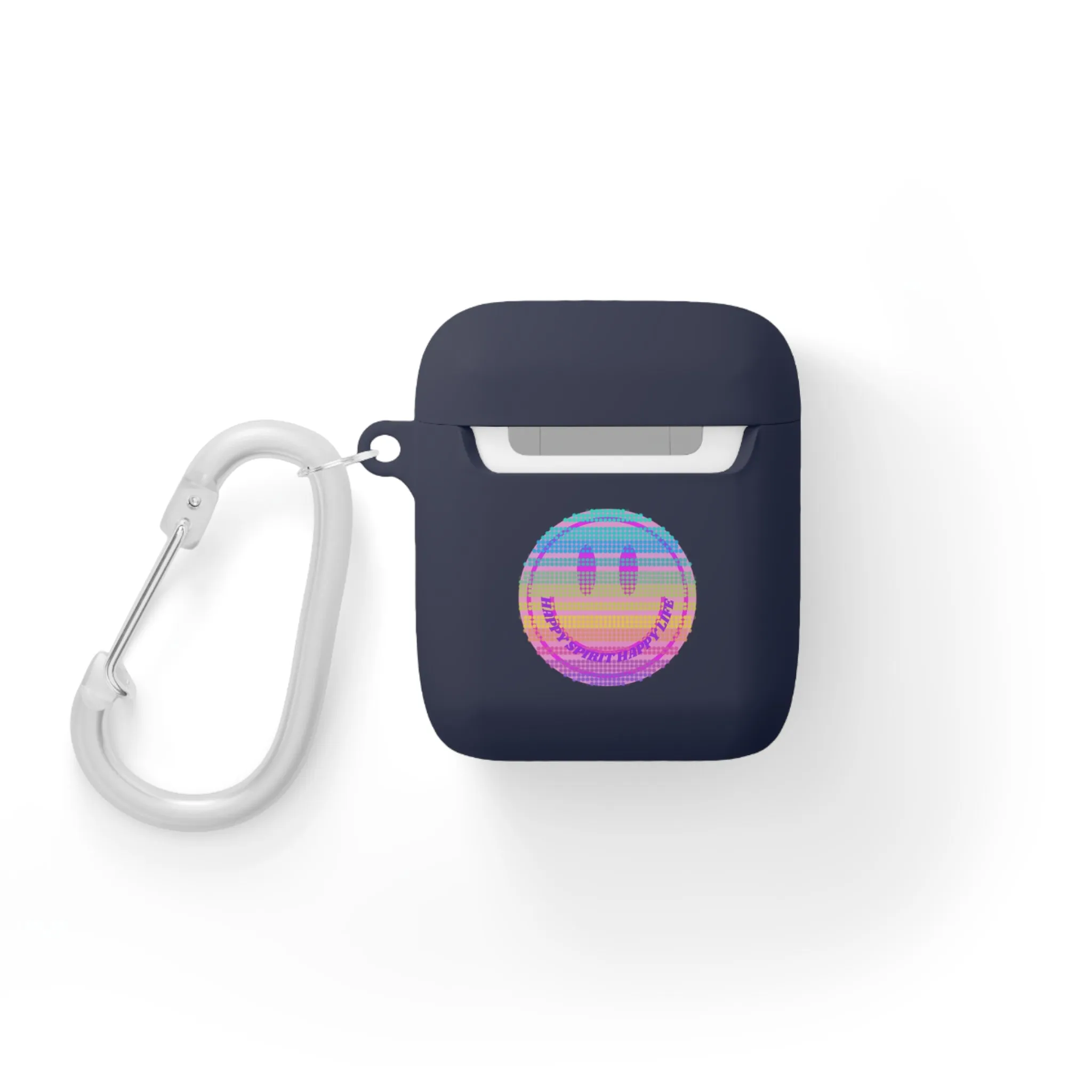 Happy Spirit Happy Life AirPods and AirPods Pro Case Cover, AirPods and AirPods Pro Case Cover, VSCO girl, Smiley Happy Life Protect