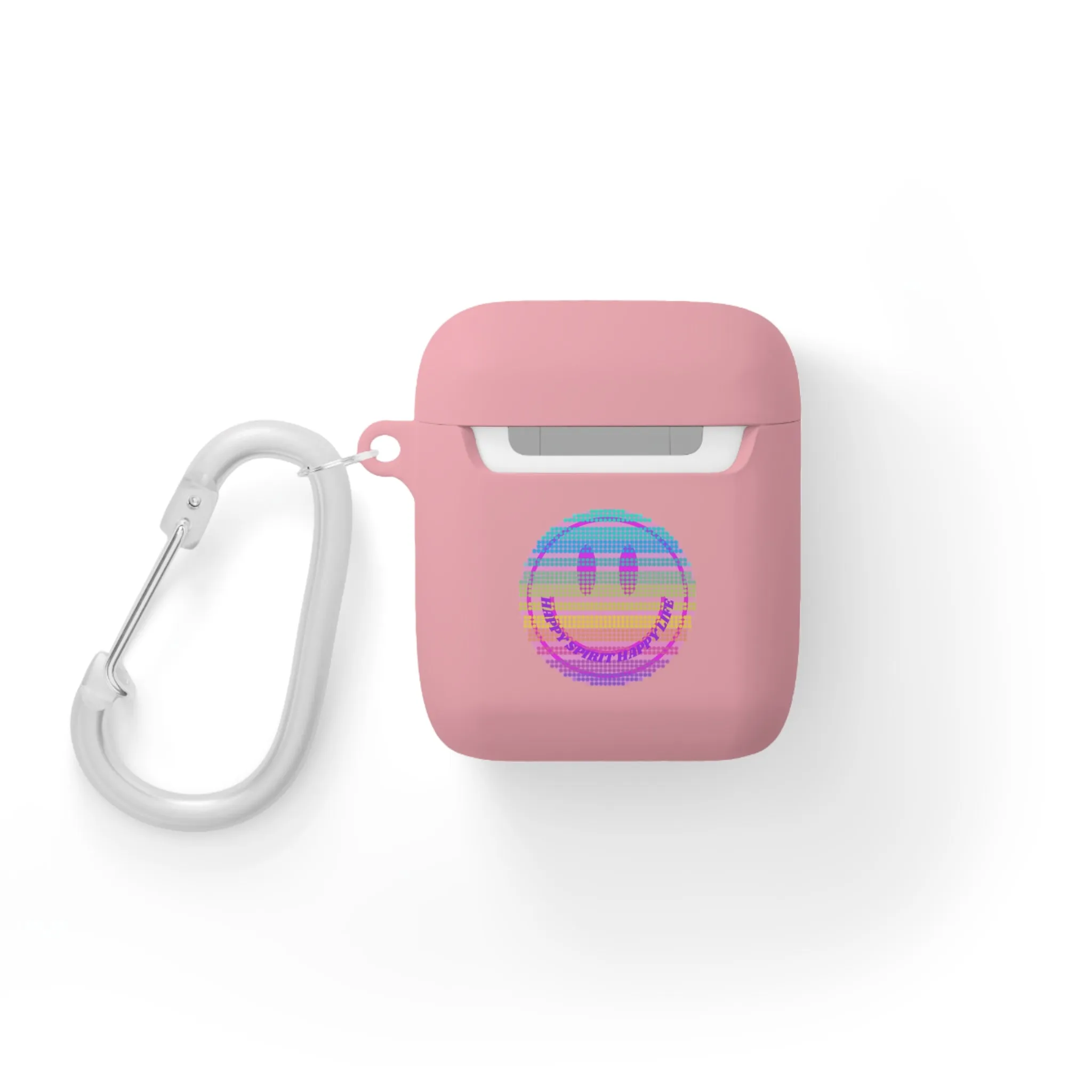 Happy Spirit Happy Life AirPods and AirPods Pro Case Cover, AirPods and AirPods Pro Case Cover, VSCO girl, Smiley Happy Life Protect