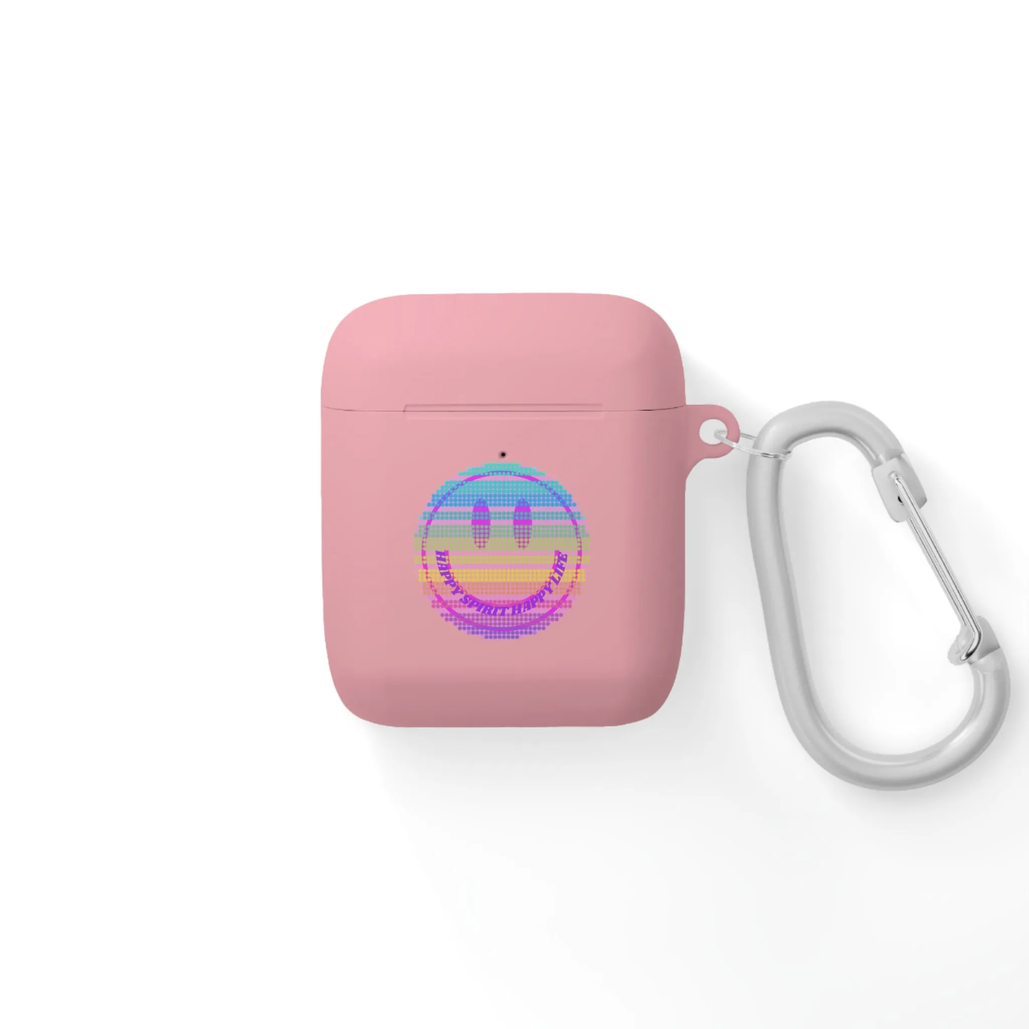Happy Spirit Happy Life AirPods and AirPods Pro Case Cover, AirPods and AirPods Pro Case Cover, VSCO girl, Smiley Happy Life Protect