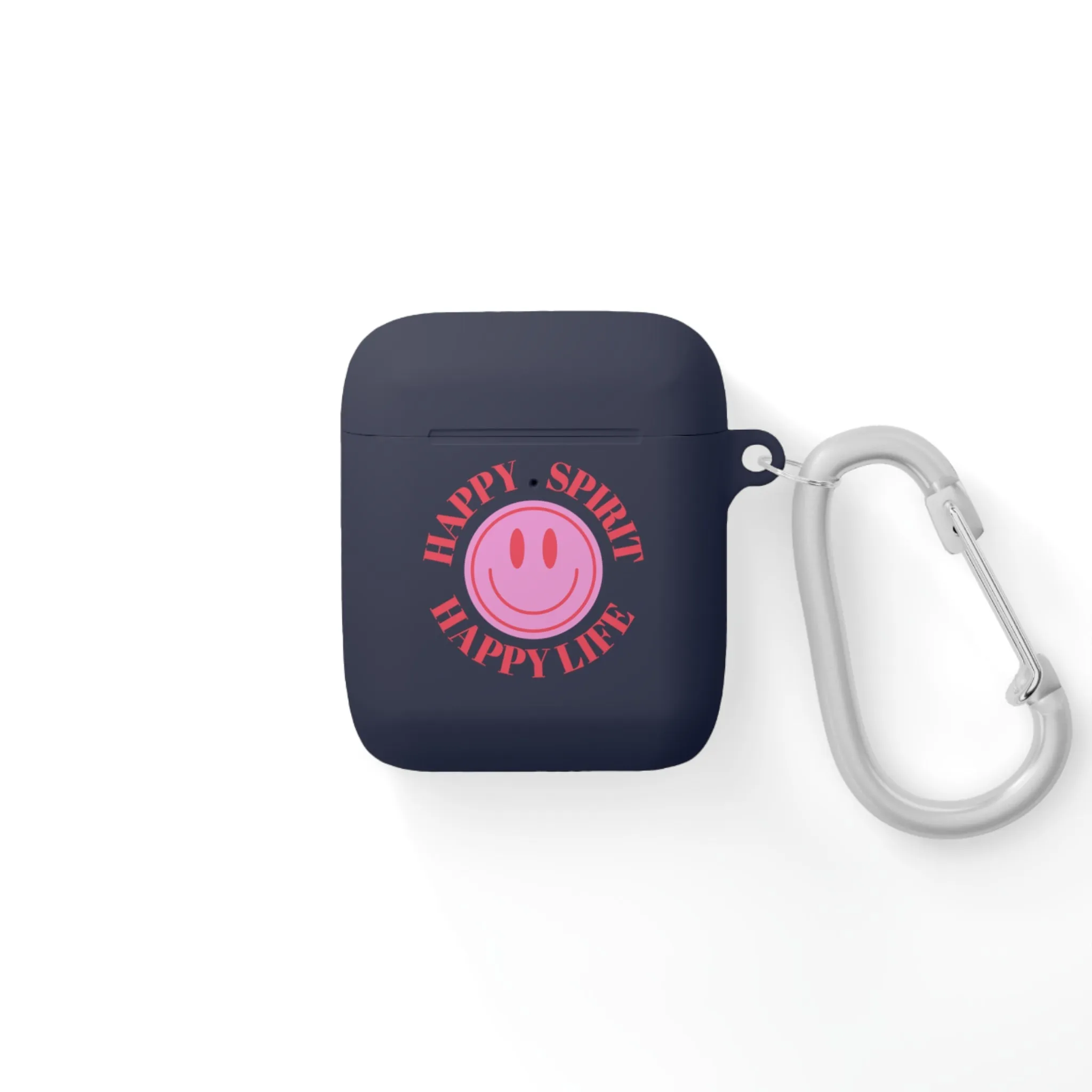 Happy Spirit Happy Life AirPods and AirPods Pro Case Cover, AirPods and AirPods Pro Case Cover, VSCO girl, Smiley Happy Life Protector Case