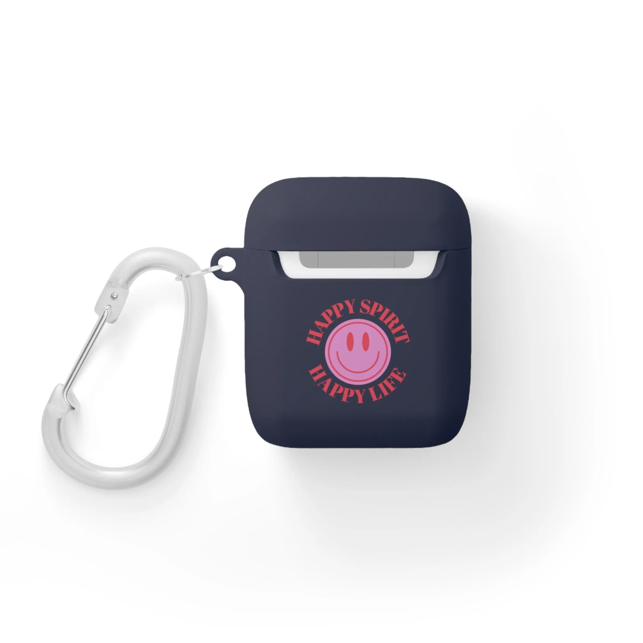 Happy Spirit Happy Life AirPods and AirPods Pro Case Cover, AirPods and AirPods Pro Case Cover, VSCO girl, Smiley Happy Life Protector Case