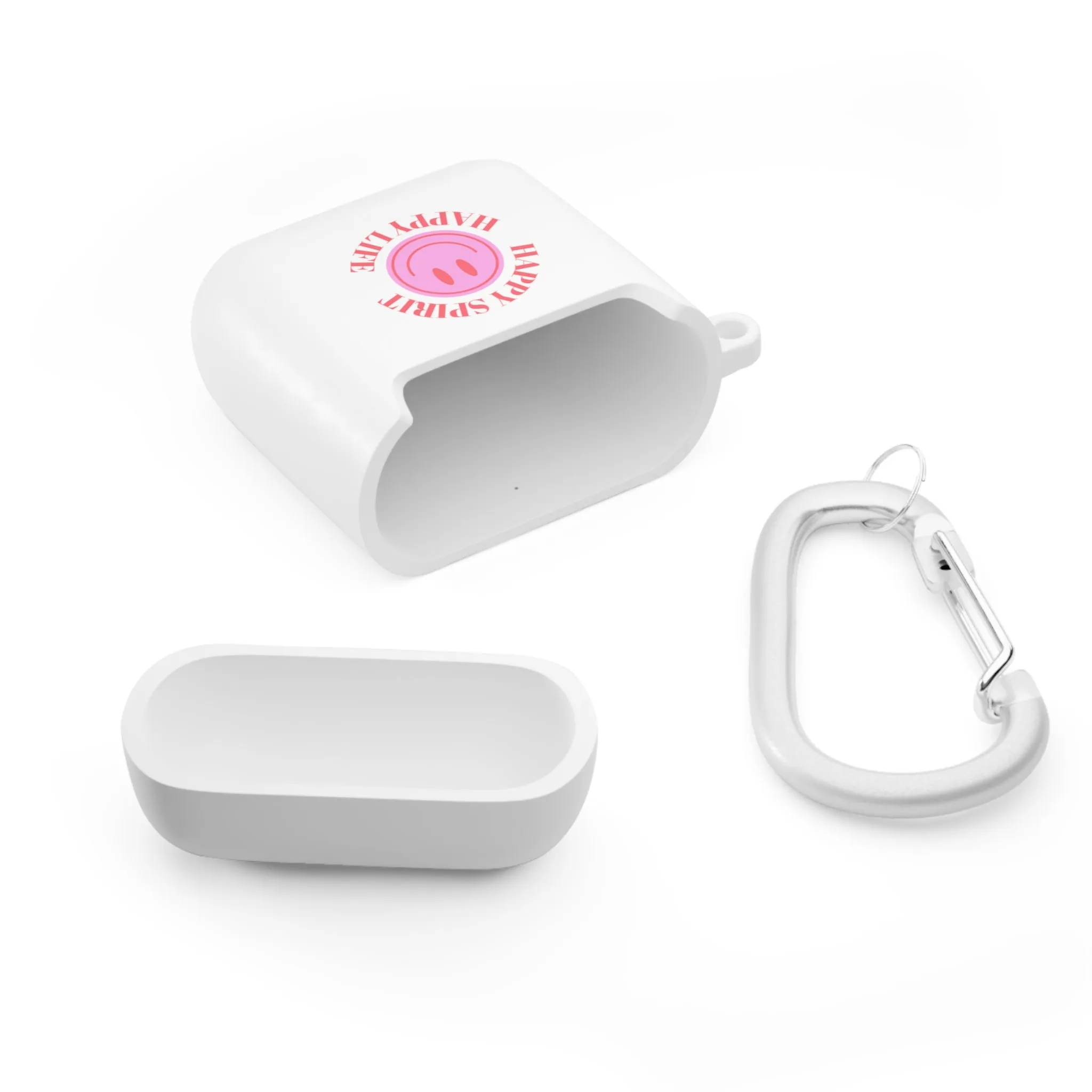 Happy Spirit Happy Life AirPods and AirPods Pro Case Cover, AirPods and AirPods Pro Case Cover, VSCO girl, Smiley Happy Life Protector Case