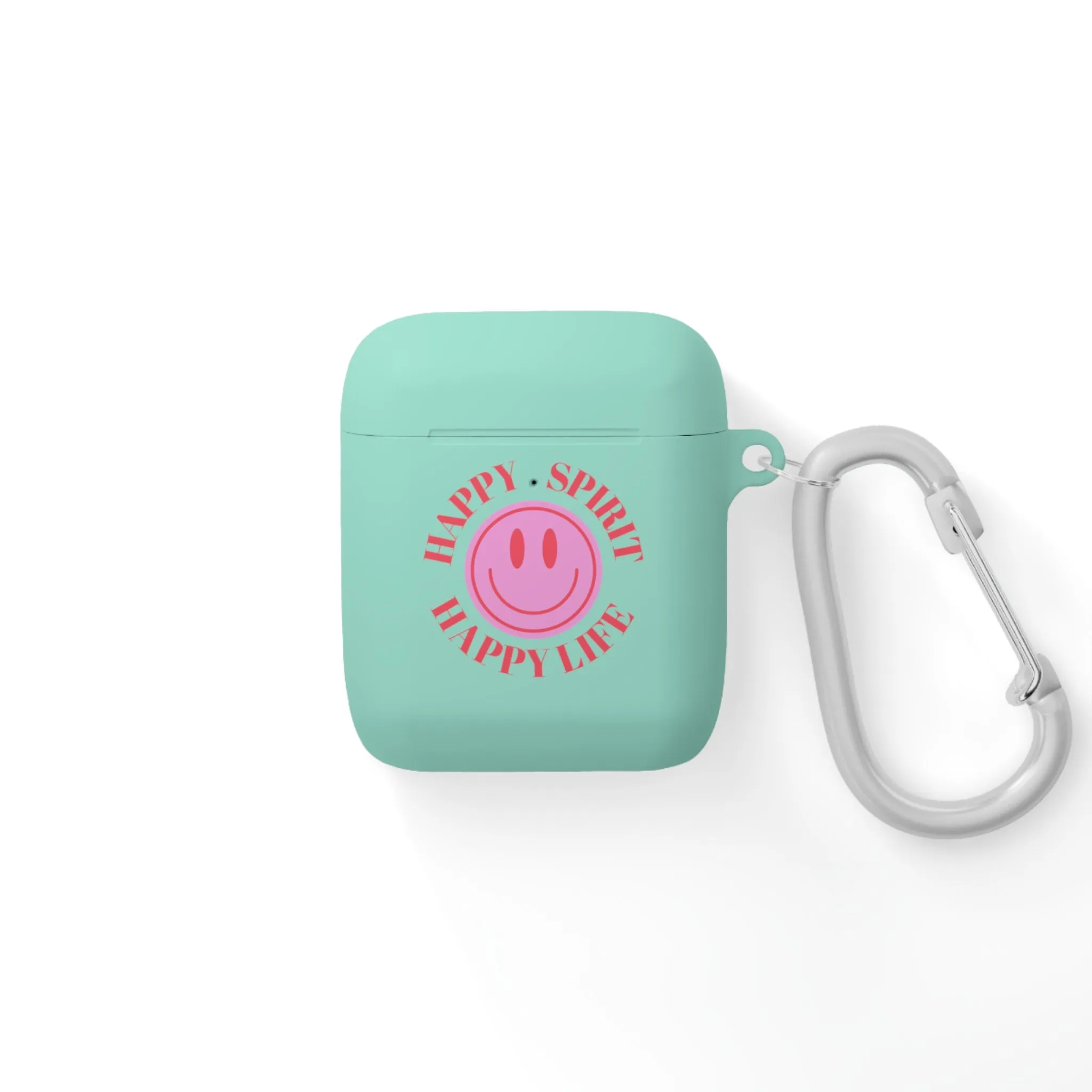 Happy Spirit Happy Life AirPods and AirPods Pro Case Cover, AirPods and AirPods Pro Case Cover, VSCO girl, Smiley Happy Life Protector Case