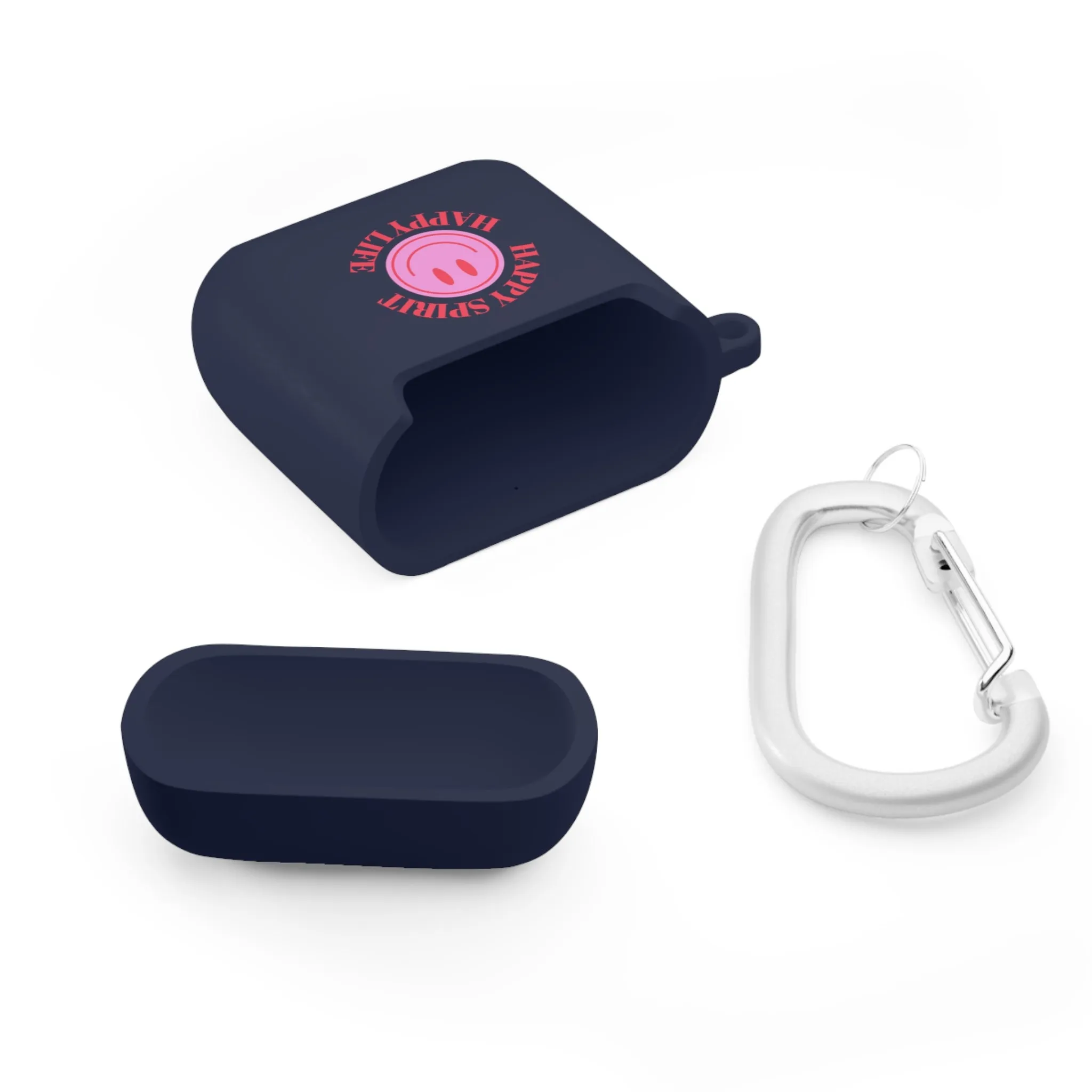 Happy Spirit Happy Life AirPods and AirPods Pro Case Cover, AirPods and AirPods Pro Case Cover, VSCO girl, Smiley Happy Life Protector Case