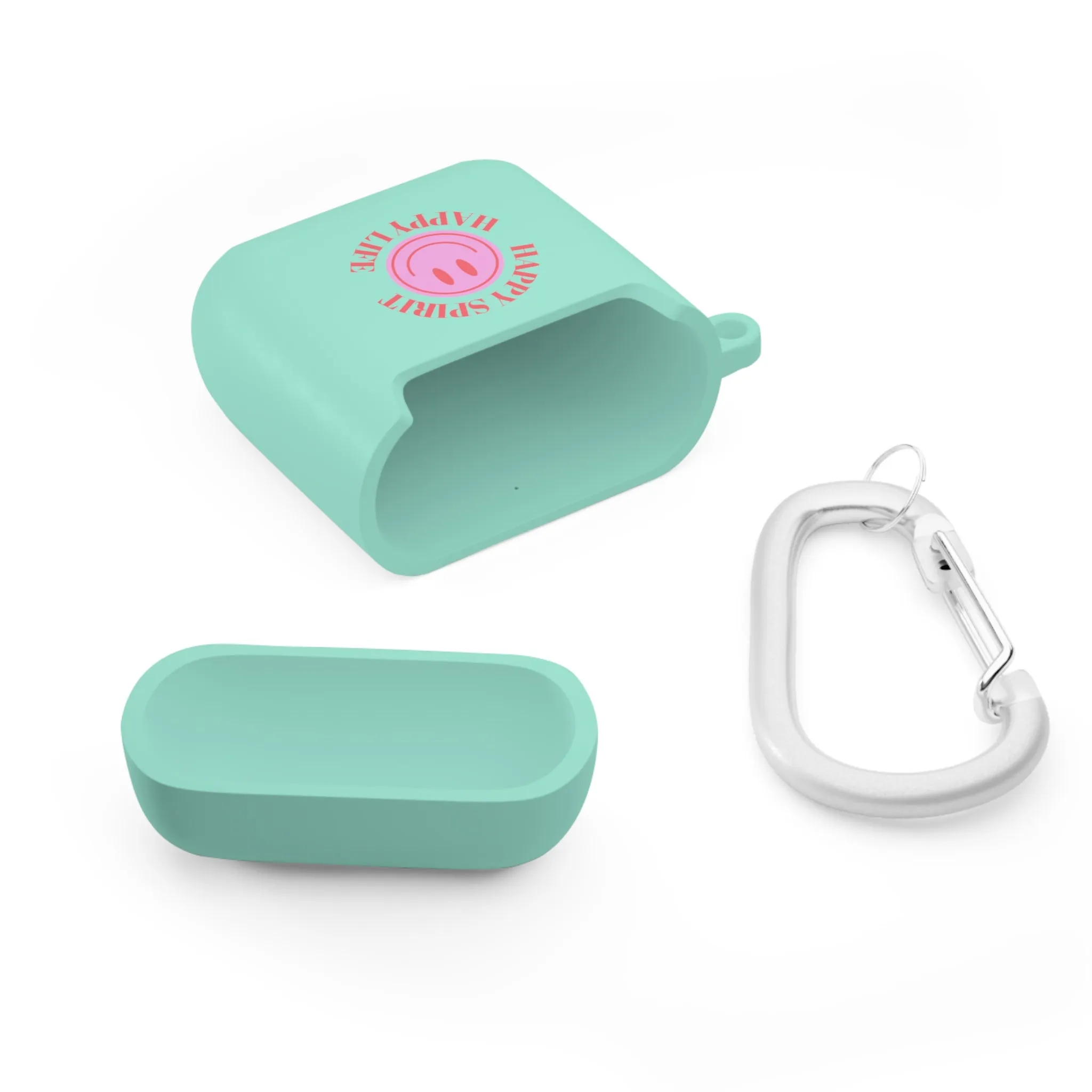 Happy Spirit Happy Life AirPods and AirPods Pro Case Cover, AirPods and AirPods Pro Case Cover, VSCO girl, Smiley Happy Life Protector Case