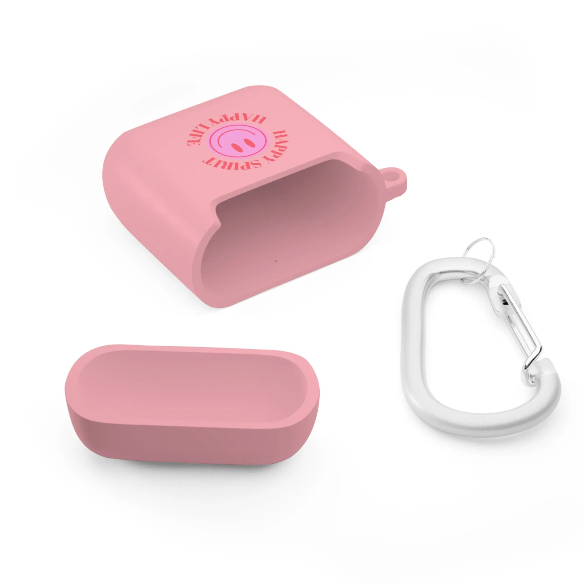 Happy Spirit Happy Life AirPods and AirPods Pro Case Cover, AirPods and AirPods Pro Case Cover, VSCO girl, Smiley Happy Life Protector Case