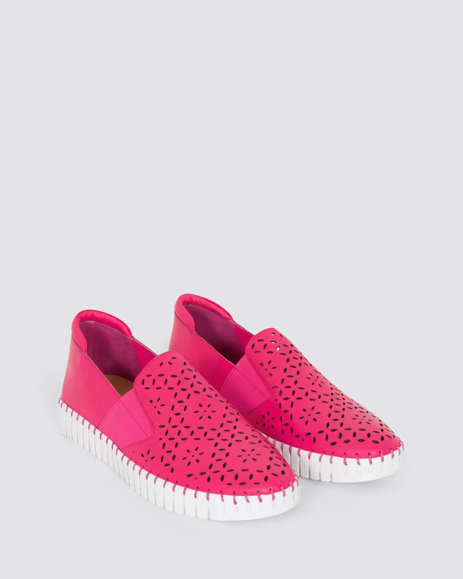 HAREL SNEAKERS HOT PINK LEATHER