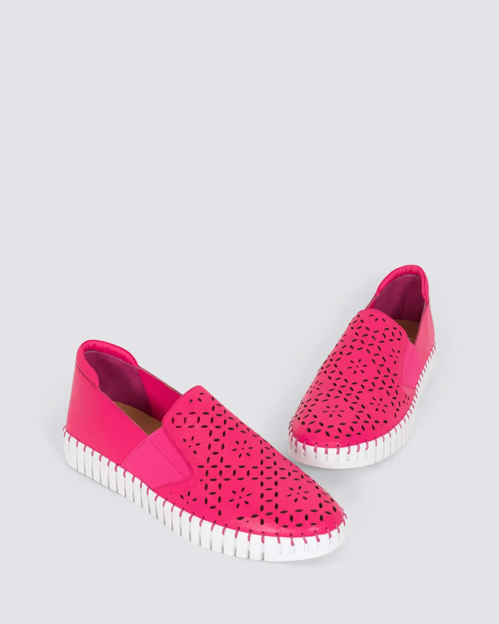 HAREL SNEAKERS HOT PINK LEATHER