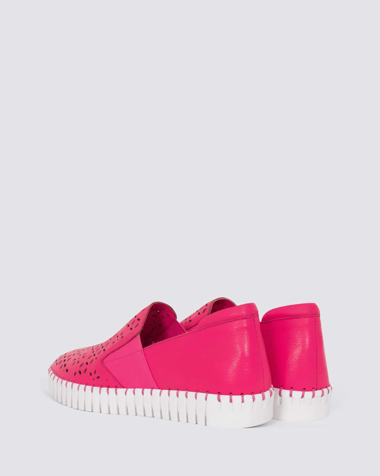 HAREL SNEAKERS HOT PINK LEATHER