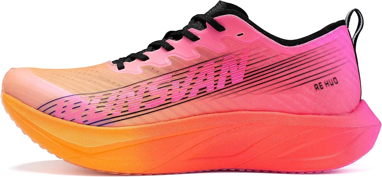 Heat 2.0 Carbon Plate Marathon Running Shoes for Men Anti-Slip Ultra-Light Rebound Athletic Man Sport Shoes Sneakers