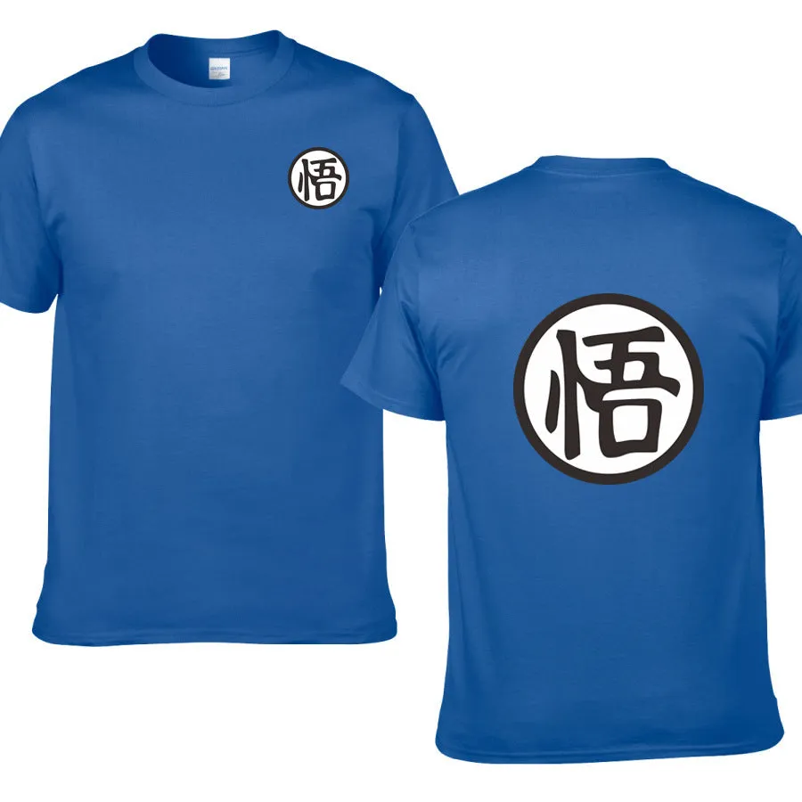 High-Quality Casual Men's Anime T-Shirt – Cotton Short Sleeve Round Neck Tee for Youth