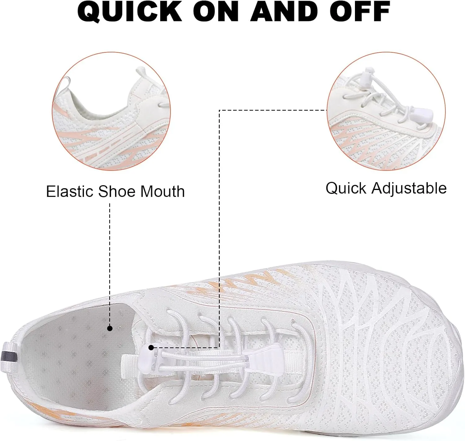 Hike Barefoot Shoes Womens Mens Water Shoes, Hiking Footwear Healthy Barefoot Shoes Women Men, Wide Toe Box Non-Slip Outdoor Sports Zero Drop Shoes
