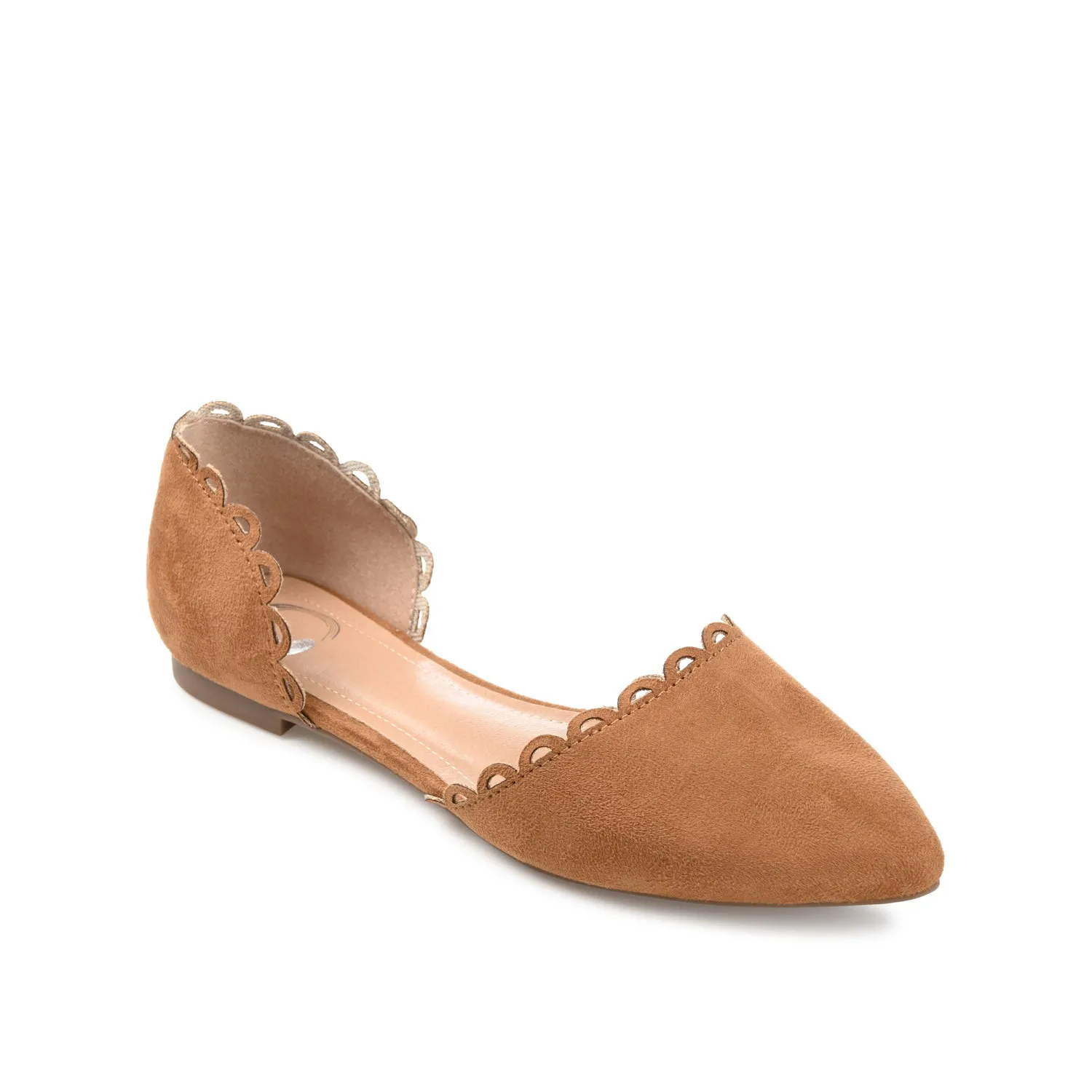 JEZLIN D'ORSAY FLATS IN FAUX SUEDE