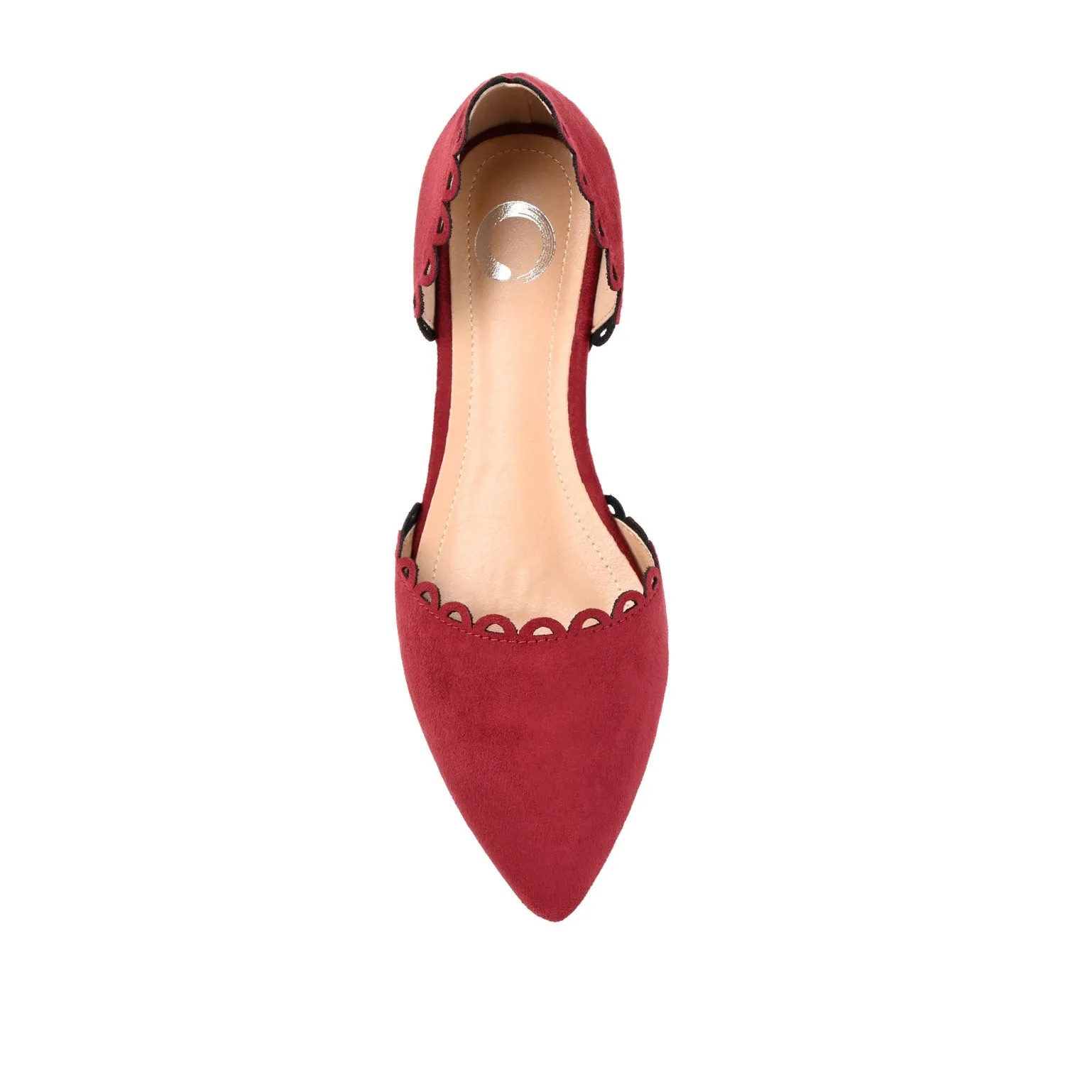 JEZLIN D'ORSAY FLATS IN FAUX SUEDE