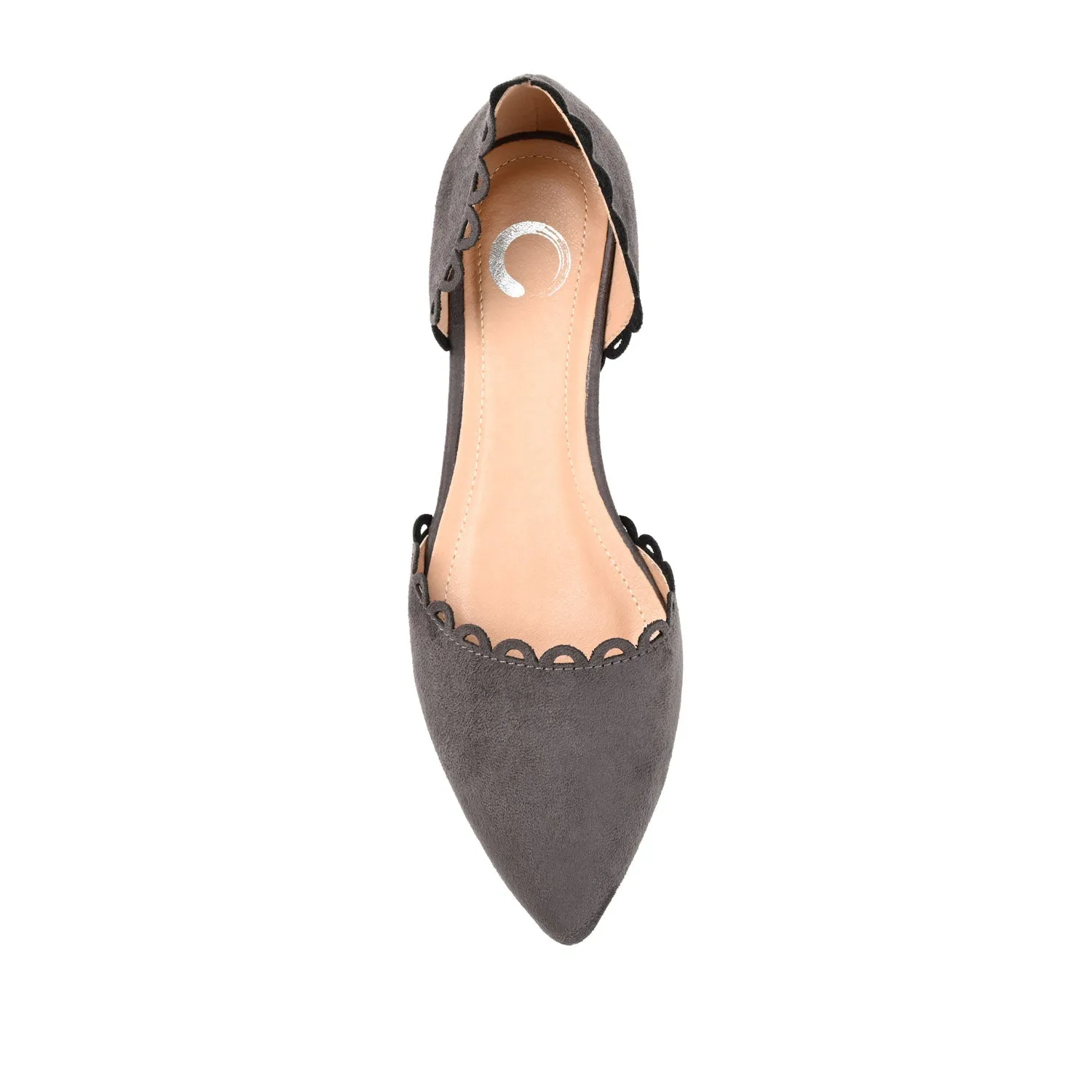 JEZLIN D'ORSAY FLATS IN FAUX SUEDE