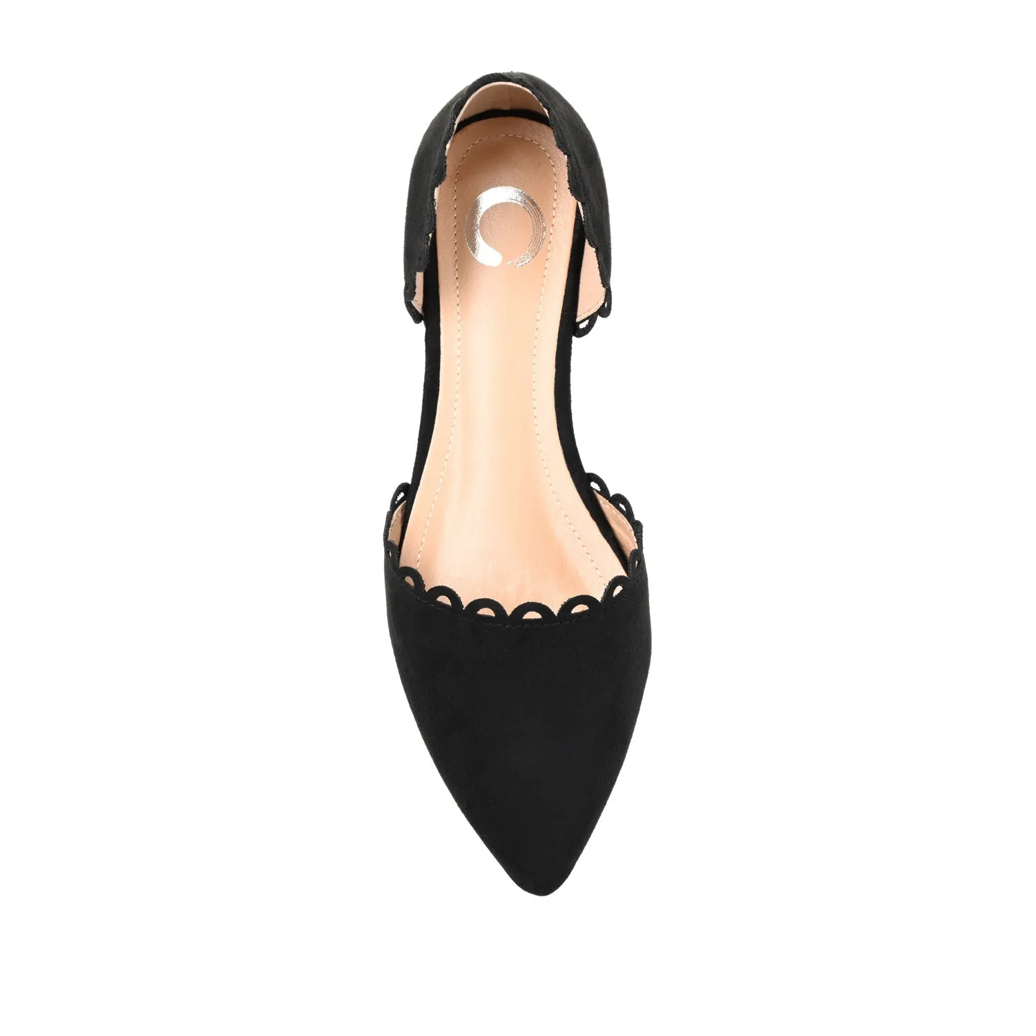 JEZLIN D'ORSAY FLATS IN FAUX SUEDE