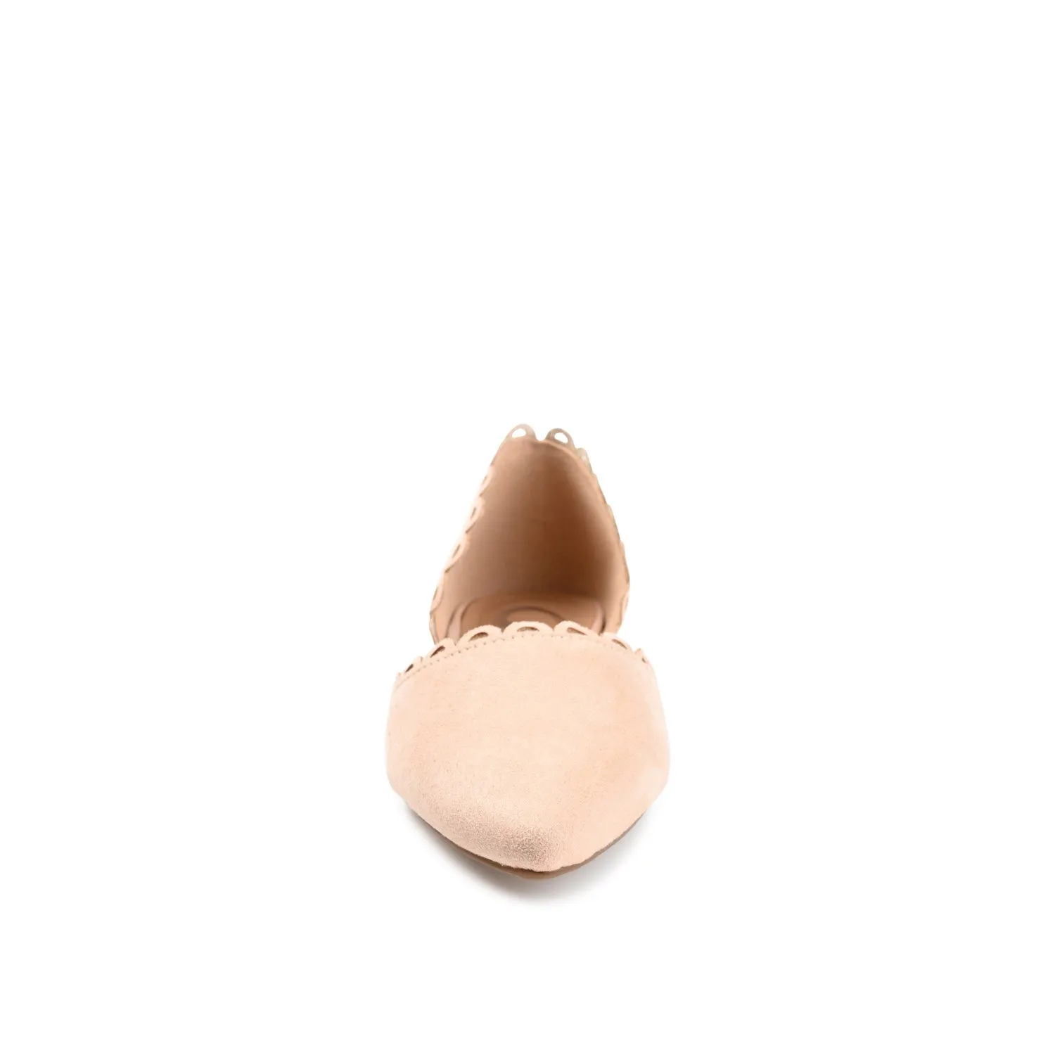 JEZLIN D'ORSAY FLATS IN FAUX SUEDE
