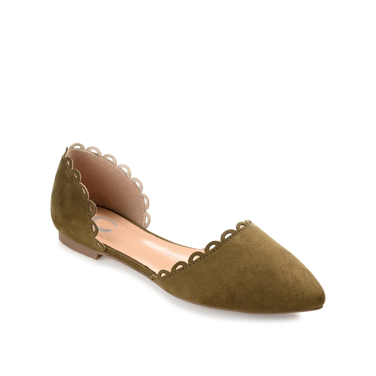 JEZLIN D'ORSAY FLATS IN FAUX SUEDE
