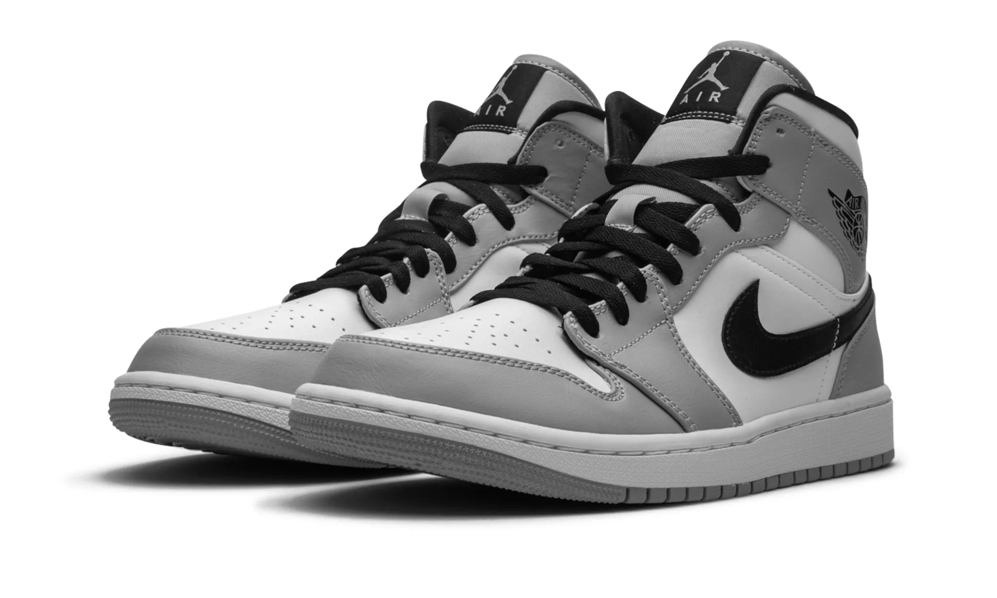 JORDAN 1 MID LIGHT SMOKE GREY