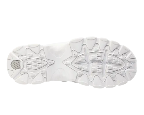 K-Swiss Men's St329 Cmf White Silver Silver Shoes