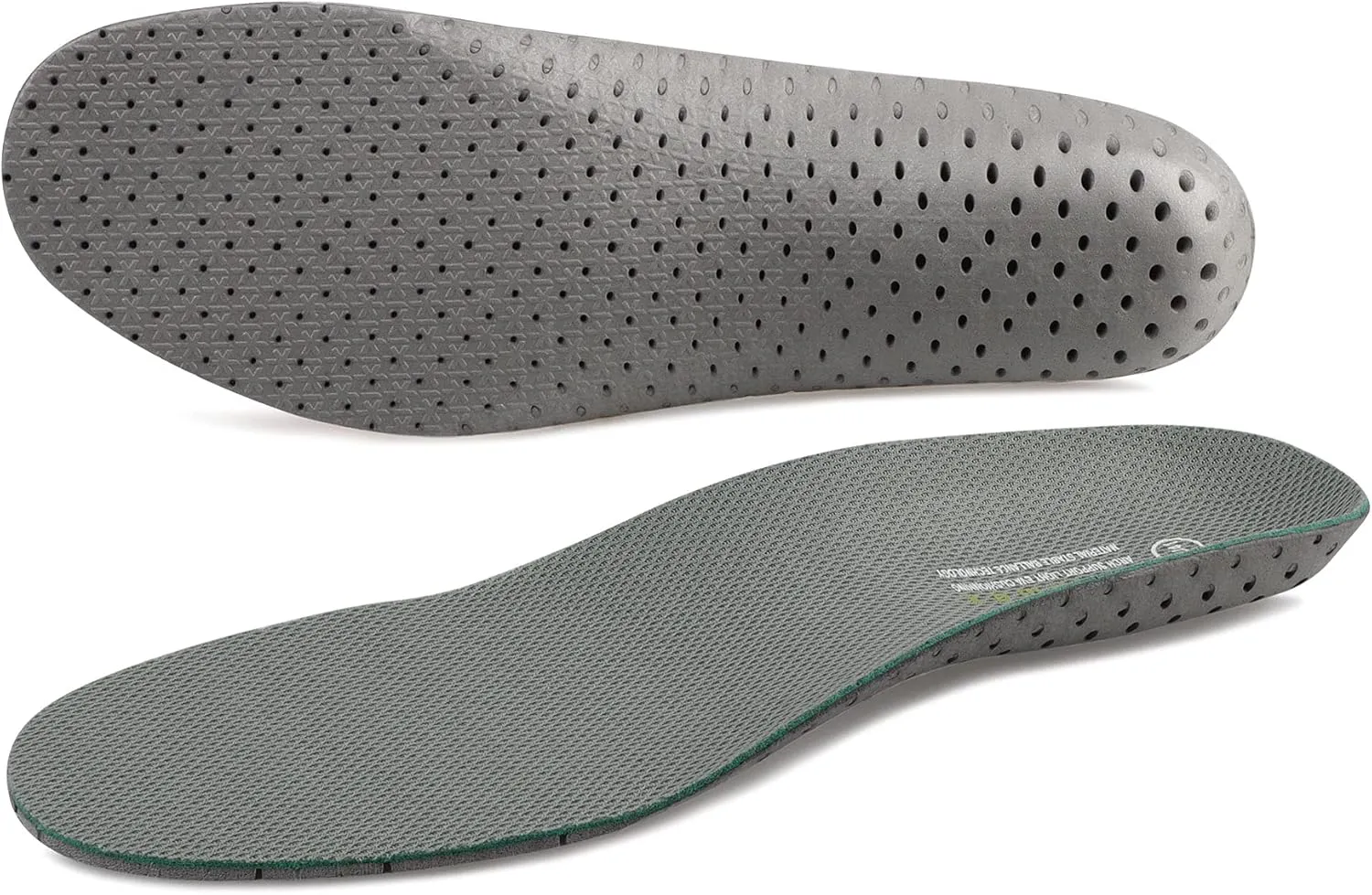 Knixmax Women's Sport Shoe Insoles, Comfort Thin Cushioning Orthotic Sneaker Inserts for Woman, Breathable Running Innersoles Replacement Boot Liners Grey EU 36