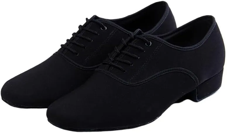 Latin Dance Shoes Men Oxford Men Latin Dance Shoes Jazz Adult Ballroom Salsa Dancing Shoes for Men Black Training Modern Dance Sneakers