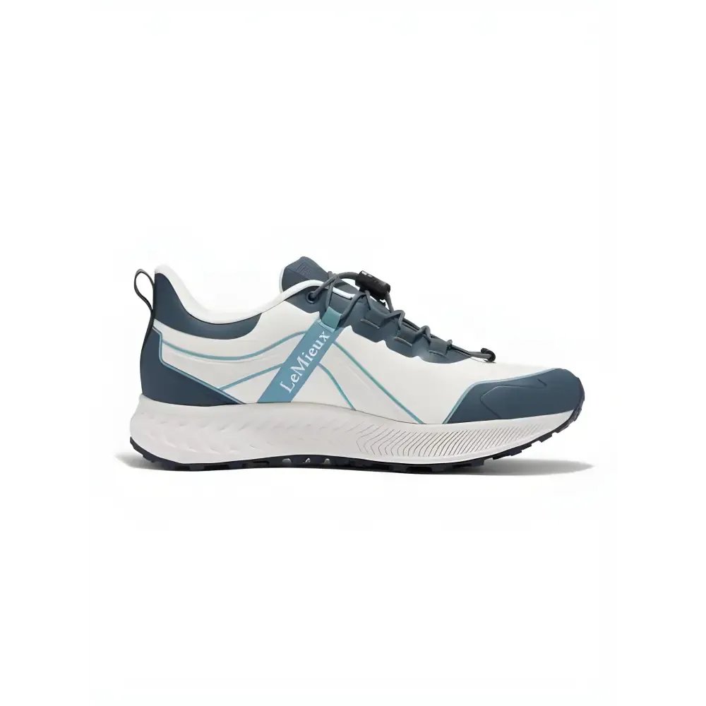 Lemieux Trax 2.0 Waterproof Trainers Petrol/Ecru