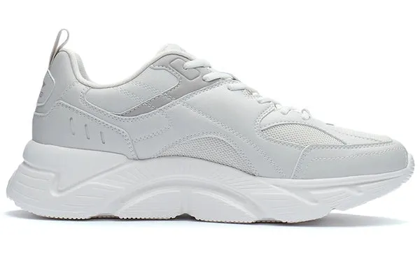 Li-Ning Running 'Light Gray White' sneakers, white