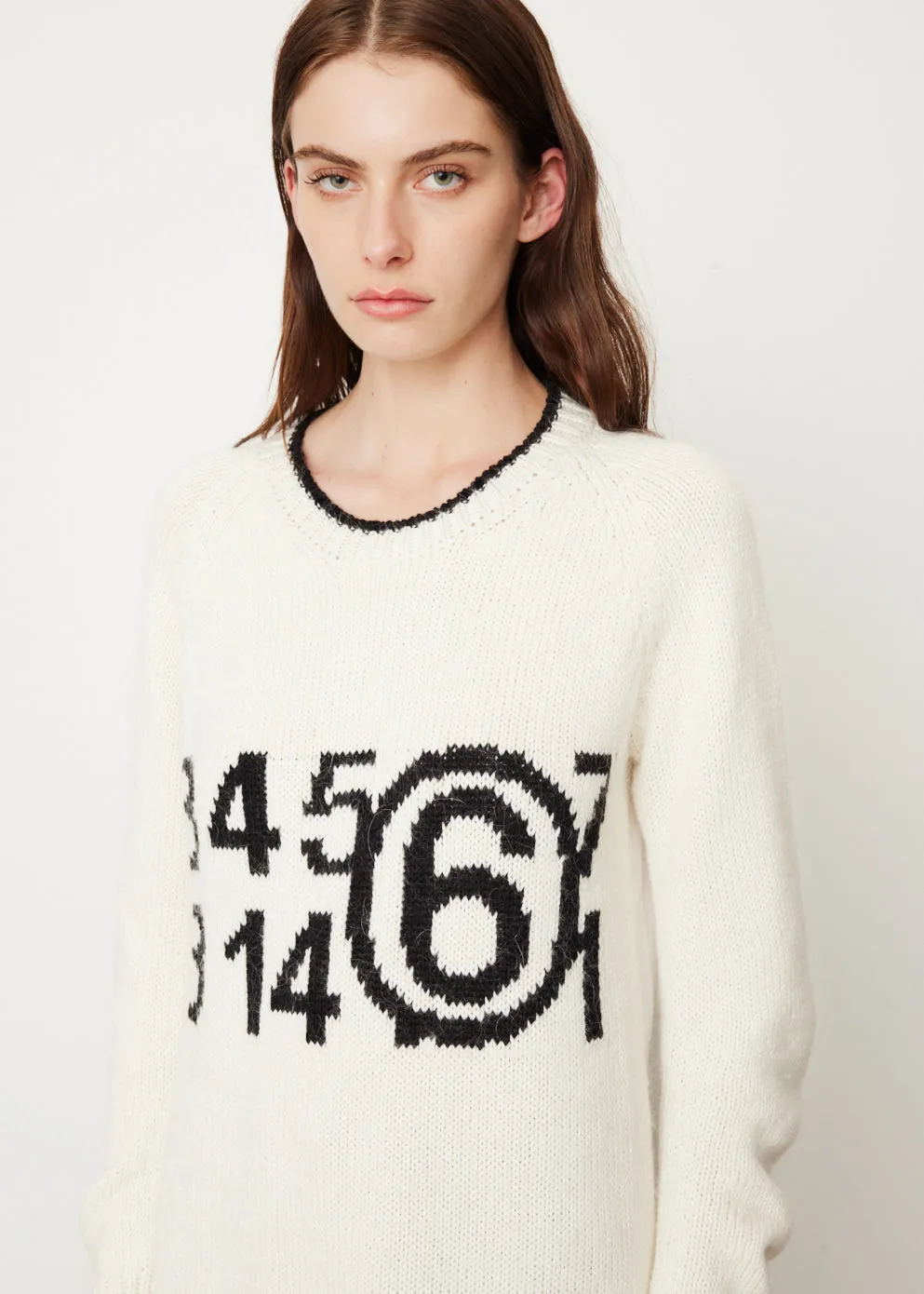 Logo Intarsia Knit