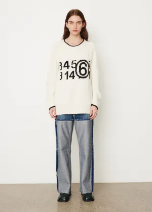 Logo Intarsia Knit