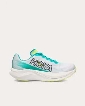 Mach X White / Blue Glass Running Shoes