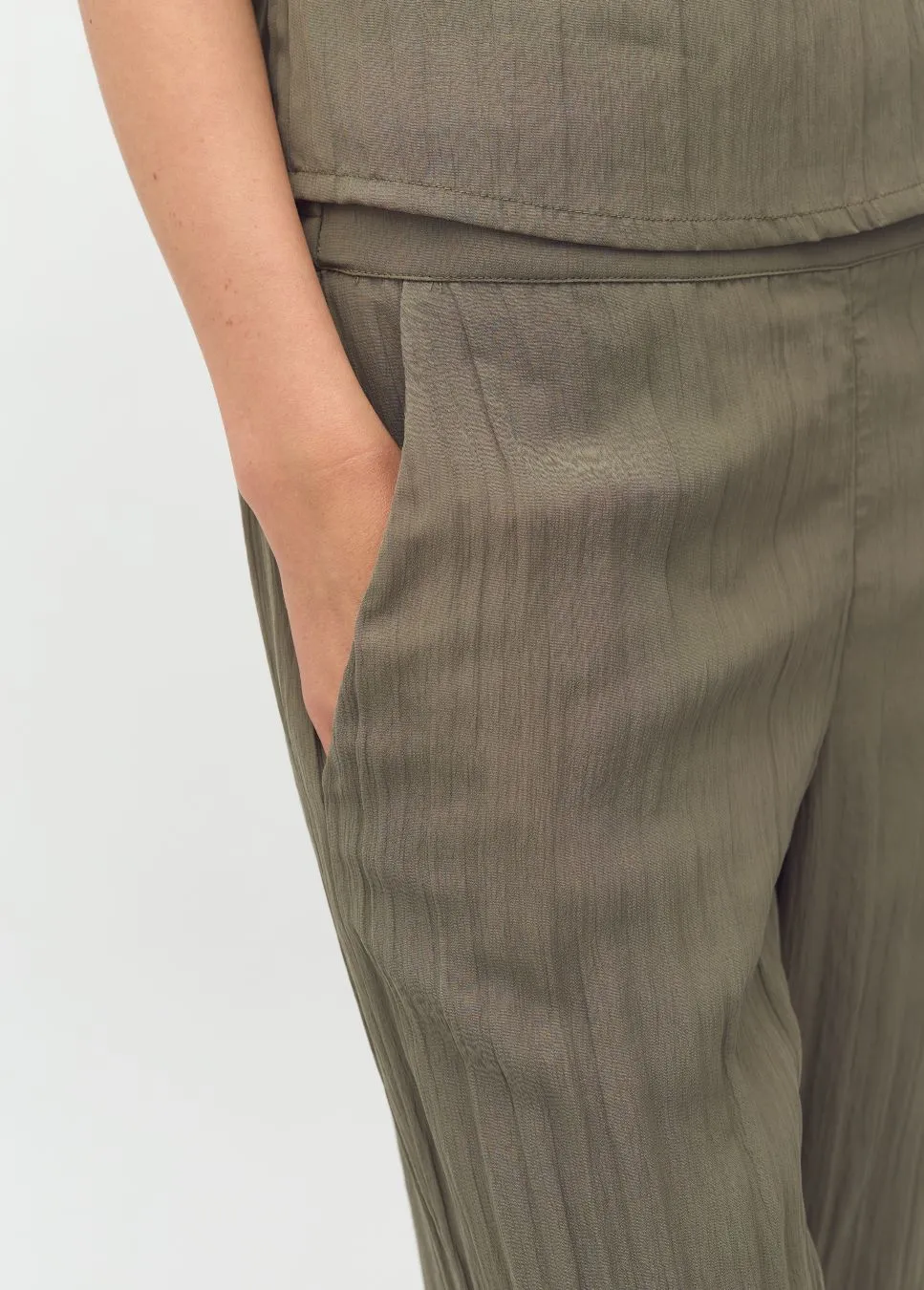 mbyM Emmana-M broek met structuur Groen