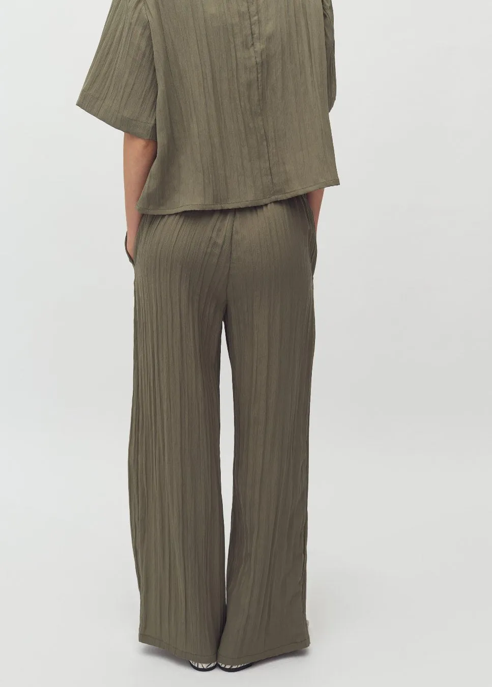 mbyM Emmana-M broek met structuur Groen