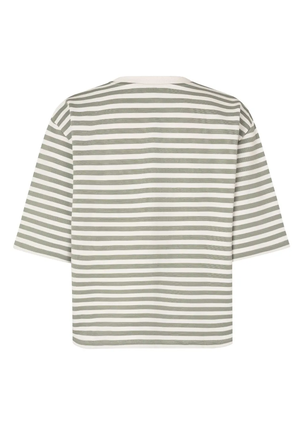 mbyM Emrys-M T-shirt gestreept groen