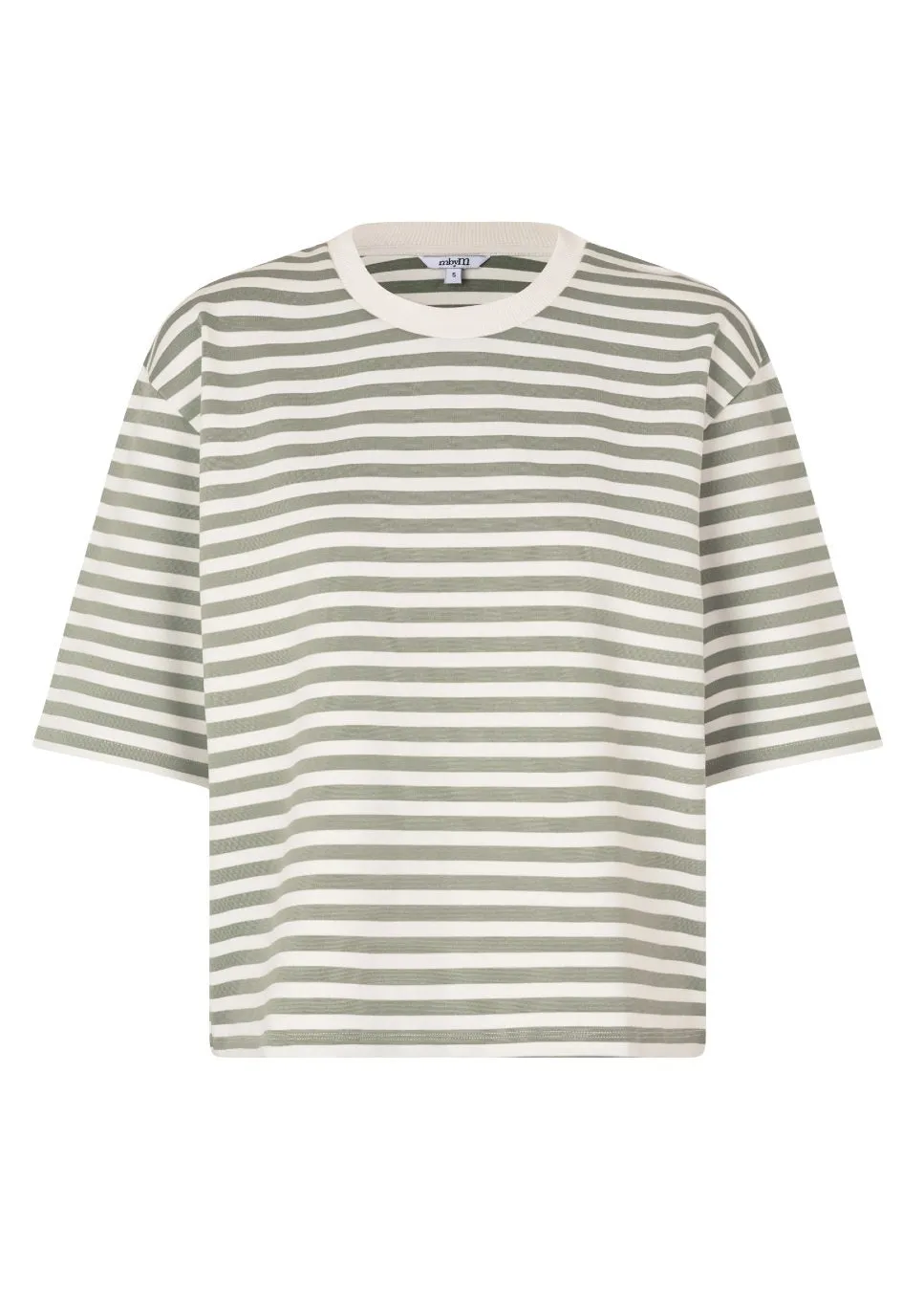 mbyM Emrys-M T-shirt gestreept groen