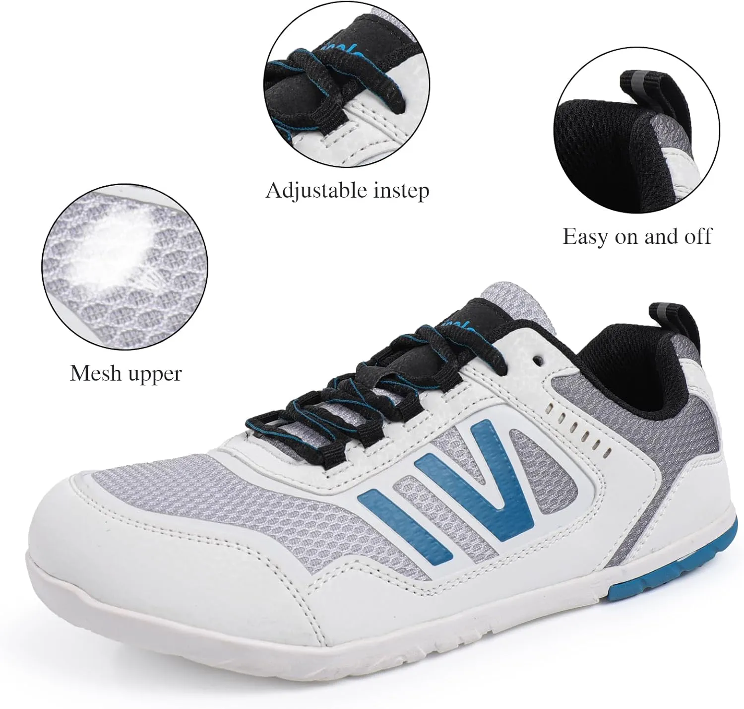 Men's Cross Training Shoe - Speed Force Minimalist Running Shoe - Lightweight Barefoot