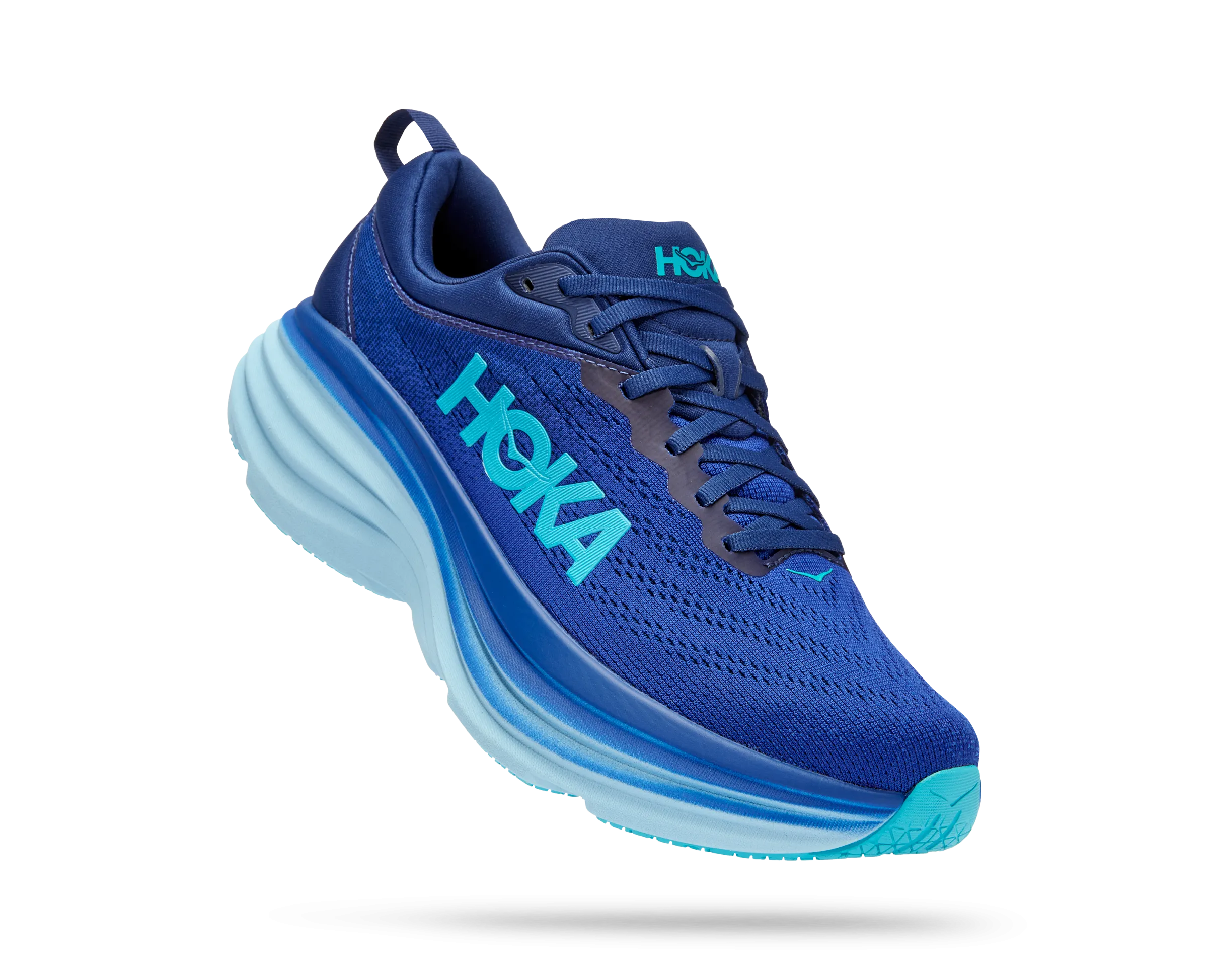 Men's Hoka Bondi 8 Color: Bellwether Blue / Bluing