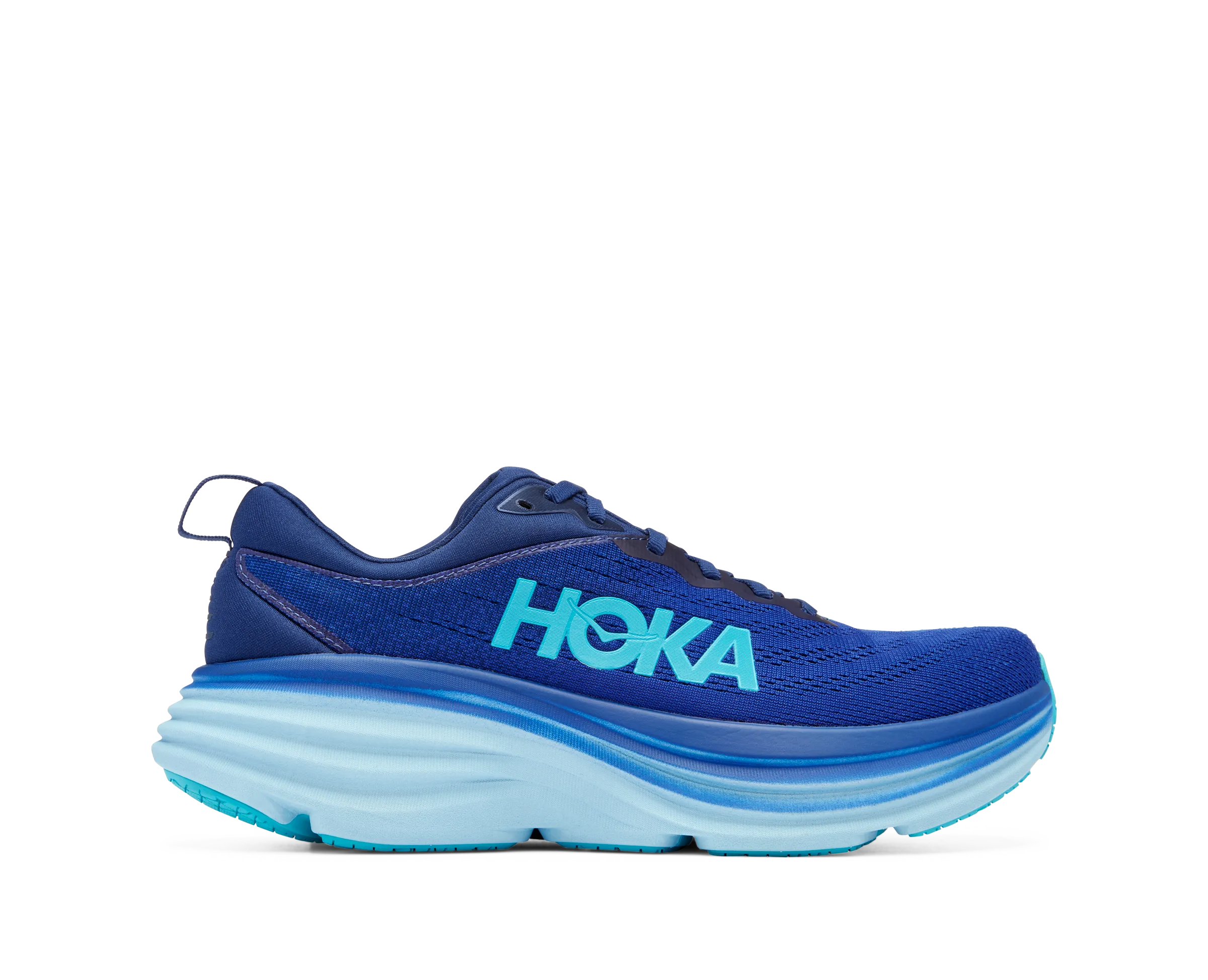 Men's Hoka Bondi 8 Color: Bellwether Blue / Bluing