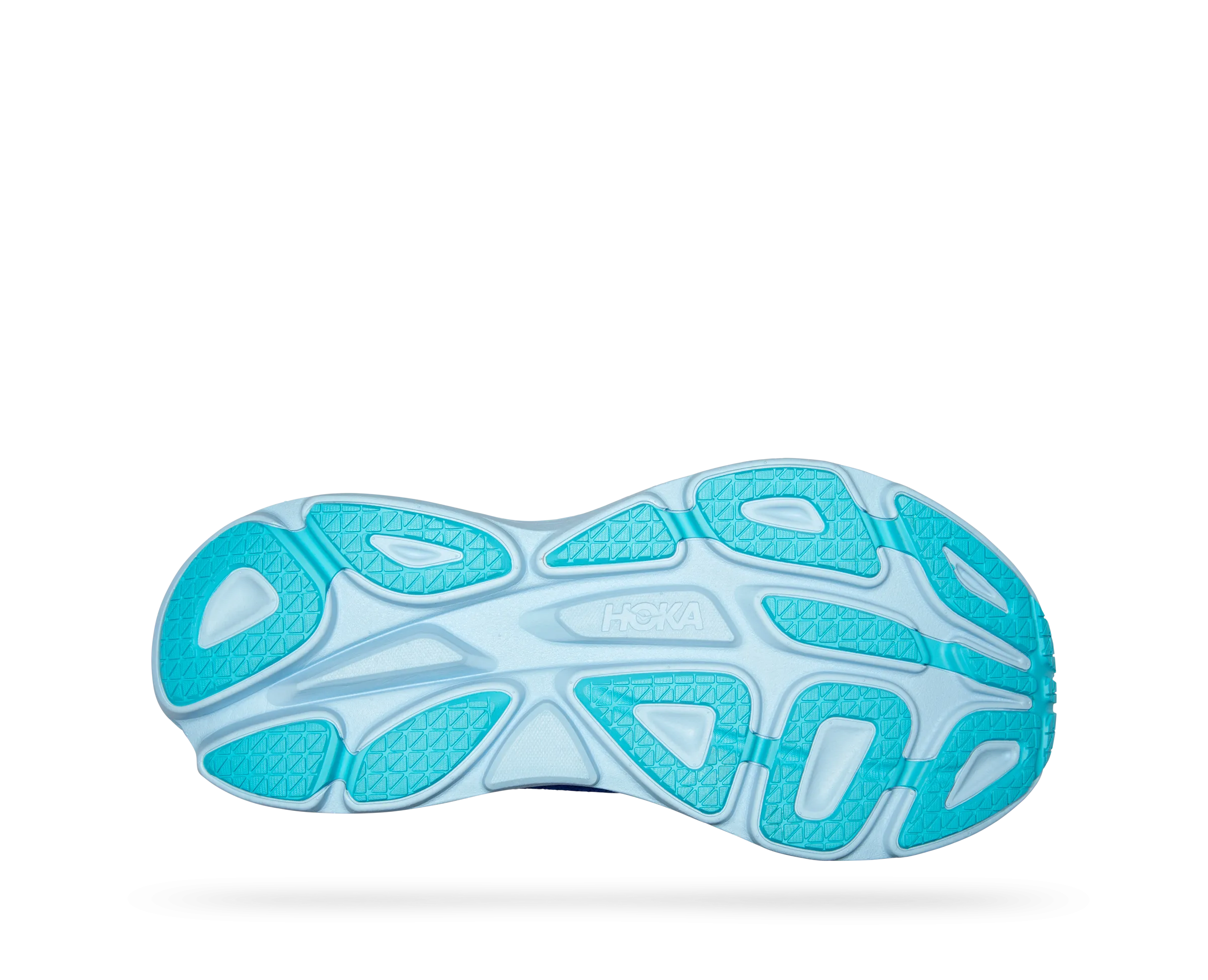 Men's Hoka Bondi 8 Color: Bellwether Blue / Bluing
