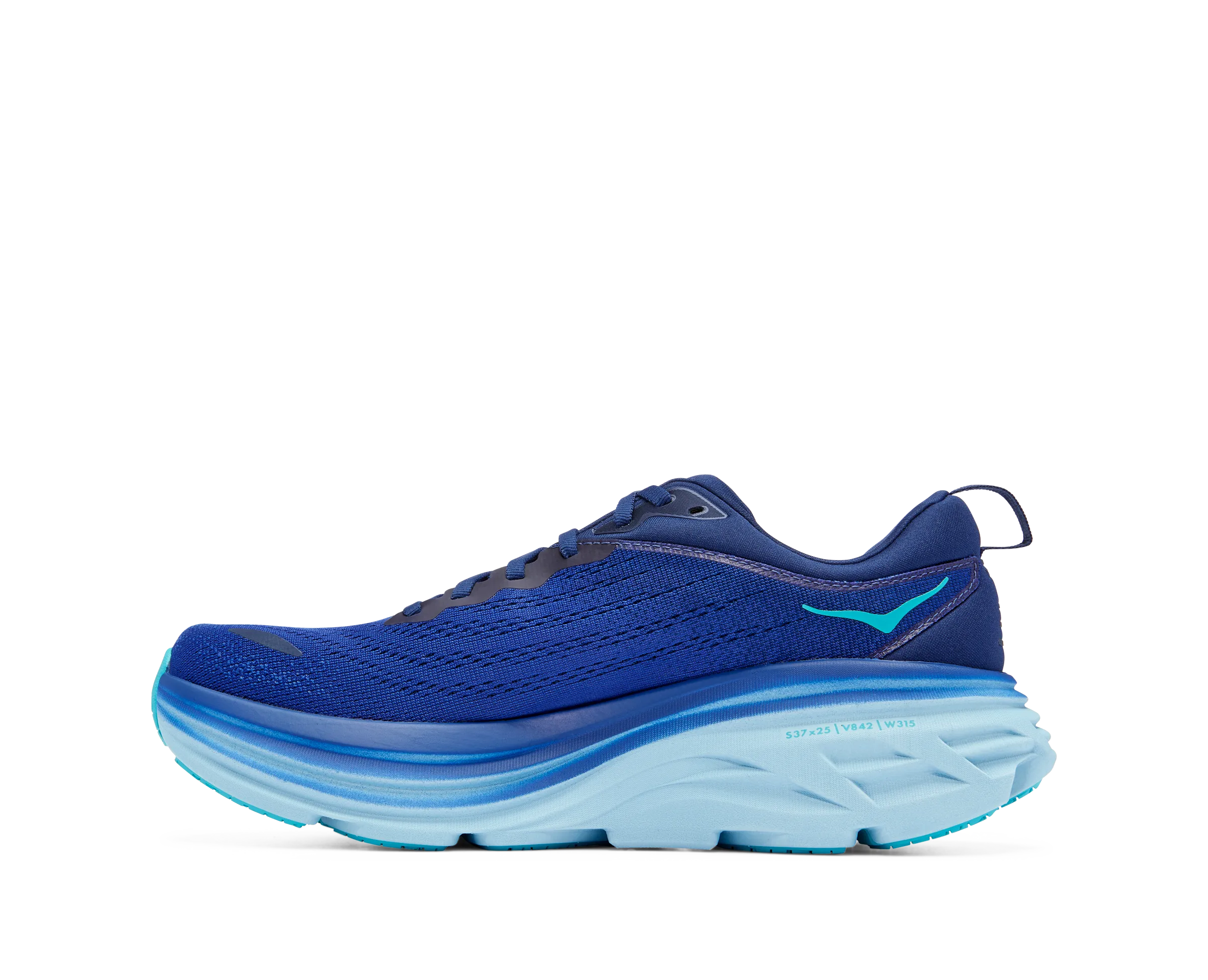 Men's Hoka Bondi 8 Color: Bellwether Blue / Bluing
