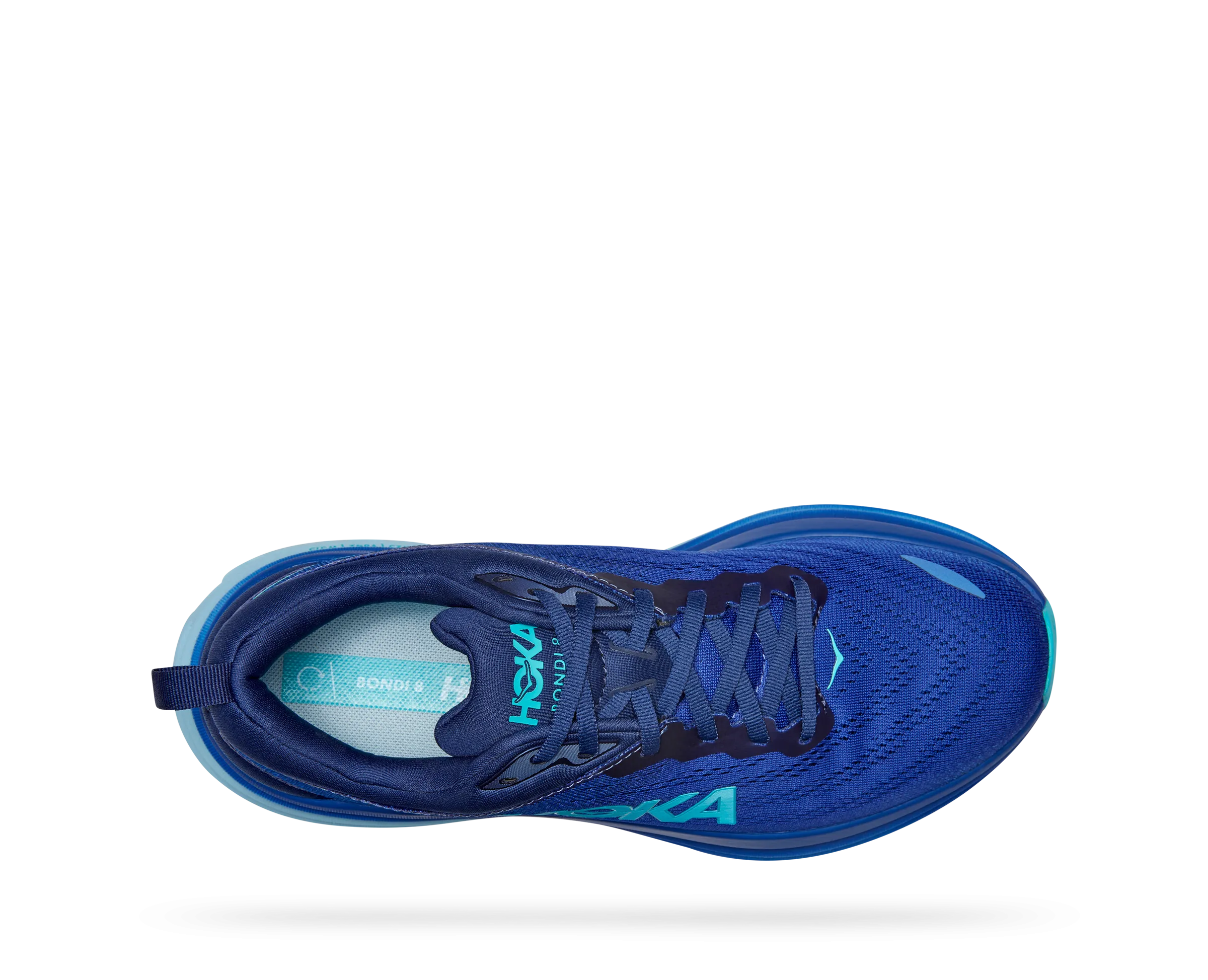 Men's Hoka Bondi 8 Color: Bellwether Blue / Bluing