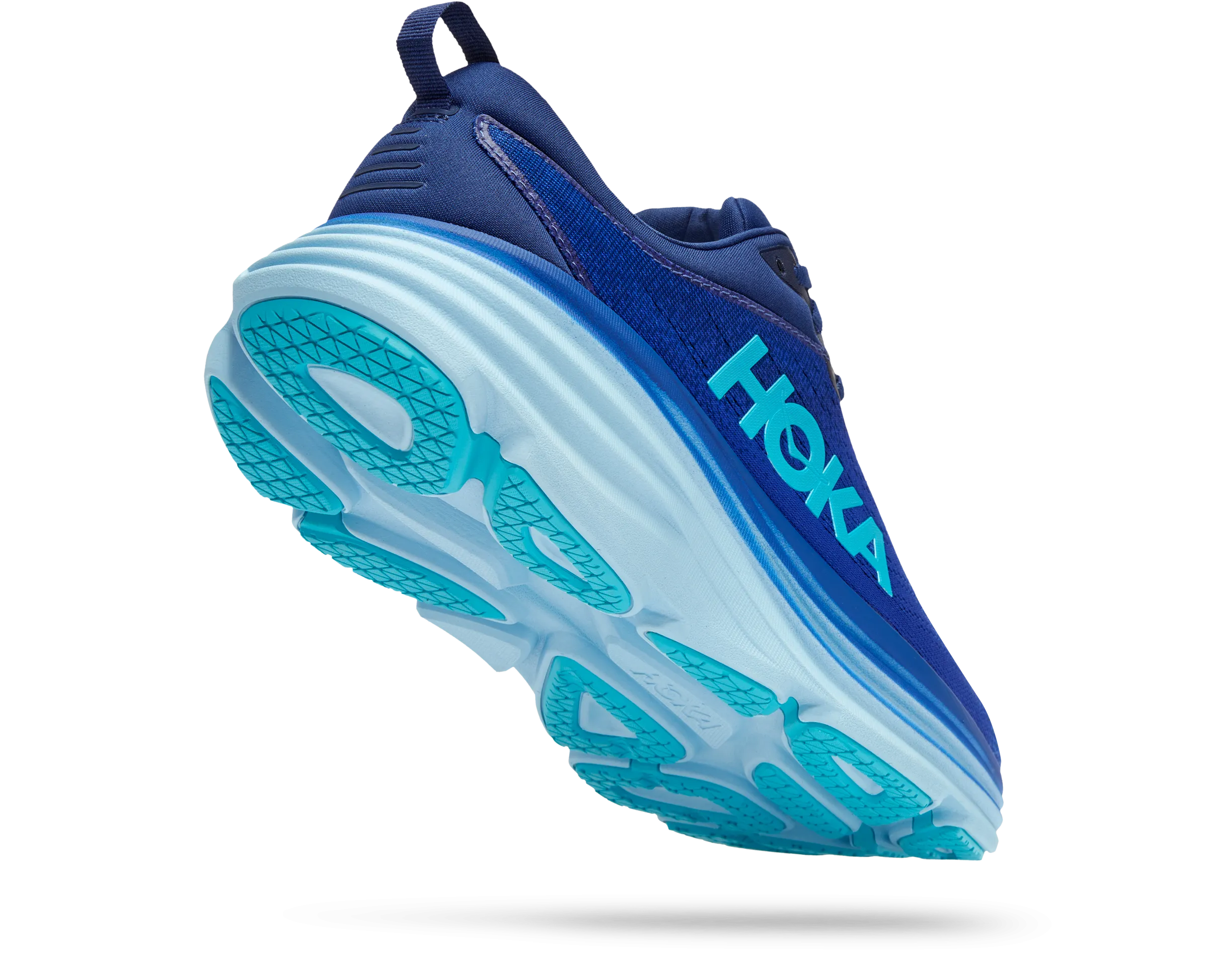 Men's Hoka Bondi 8 Color: Bellwether Blue / Bluing