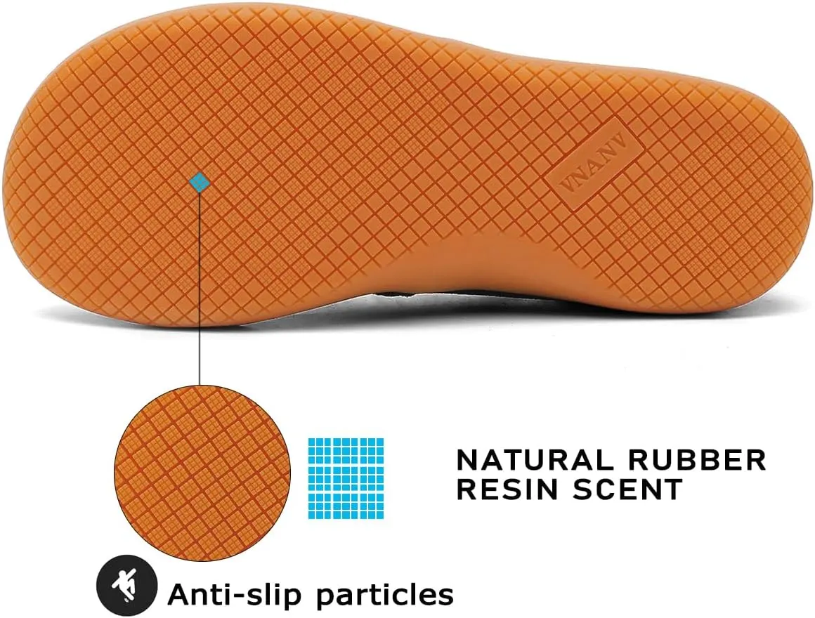 Men's Wide Slip on Barefoot Walking Shoes | Zero Drop Sole | Minimalist Footwear | Wide Toe Box (B-Blue/White,16.5)