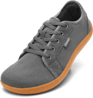 Men's Wide Slip on Barefoot Walking Shoes | Zero Drop Sole | Minimalist Footwear | Wide Toe Box (B-Blue/White,16.5)