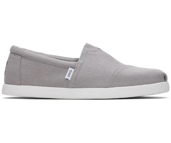 M's Alpargata Forward Recycled Cotton Canvas - Drizzle Grey