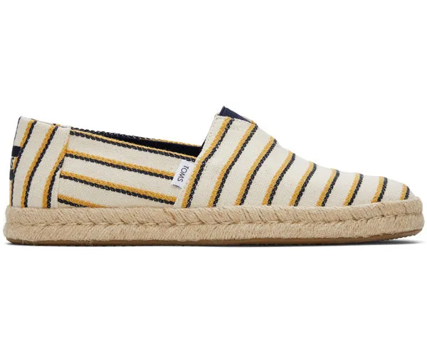 M's Alpargata Rope 2.0 University Stripe - Natural Multi