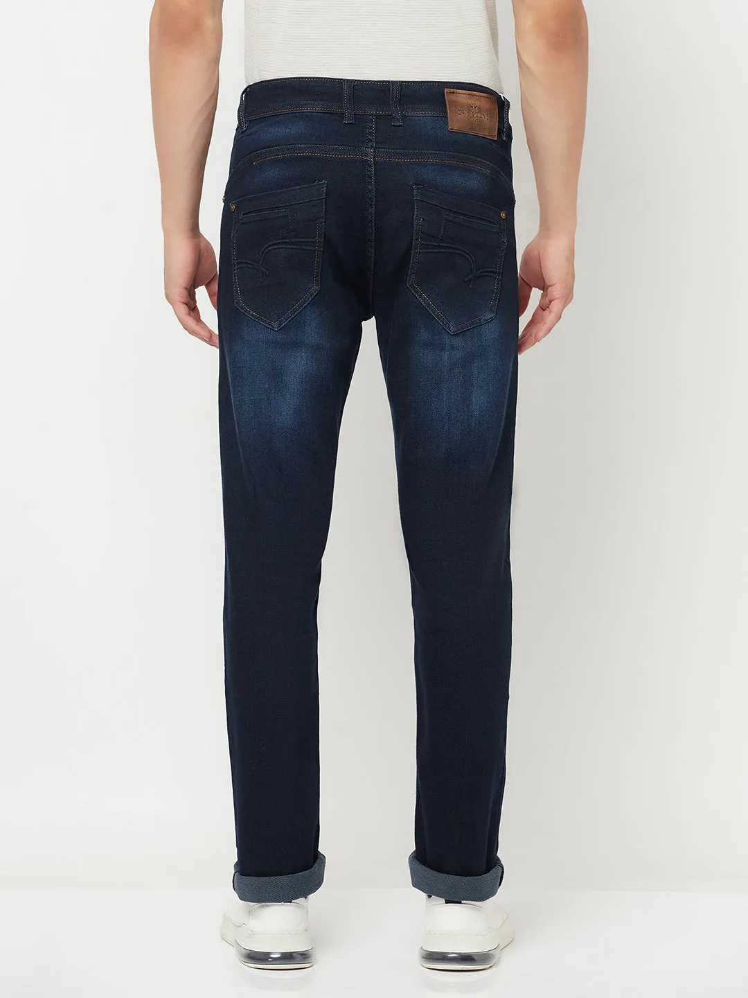 Navy Blue Light Fade Jeans