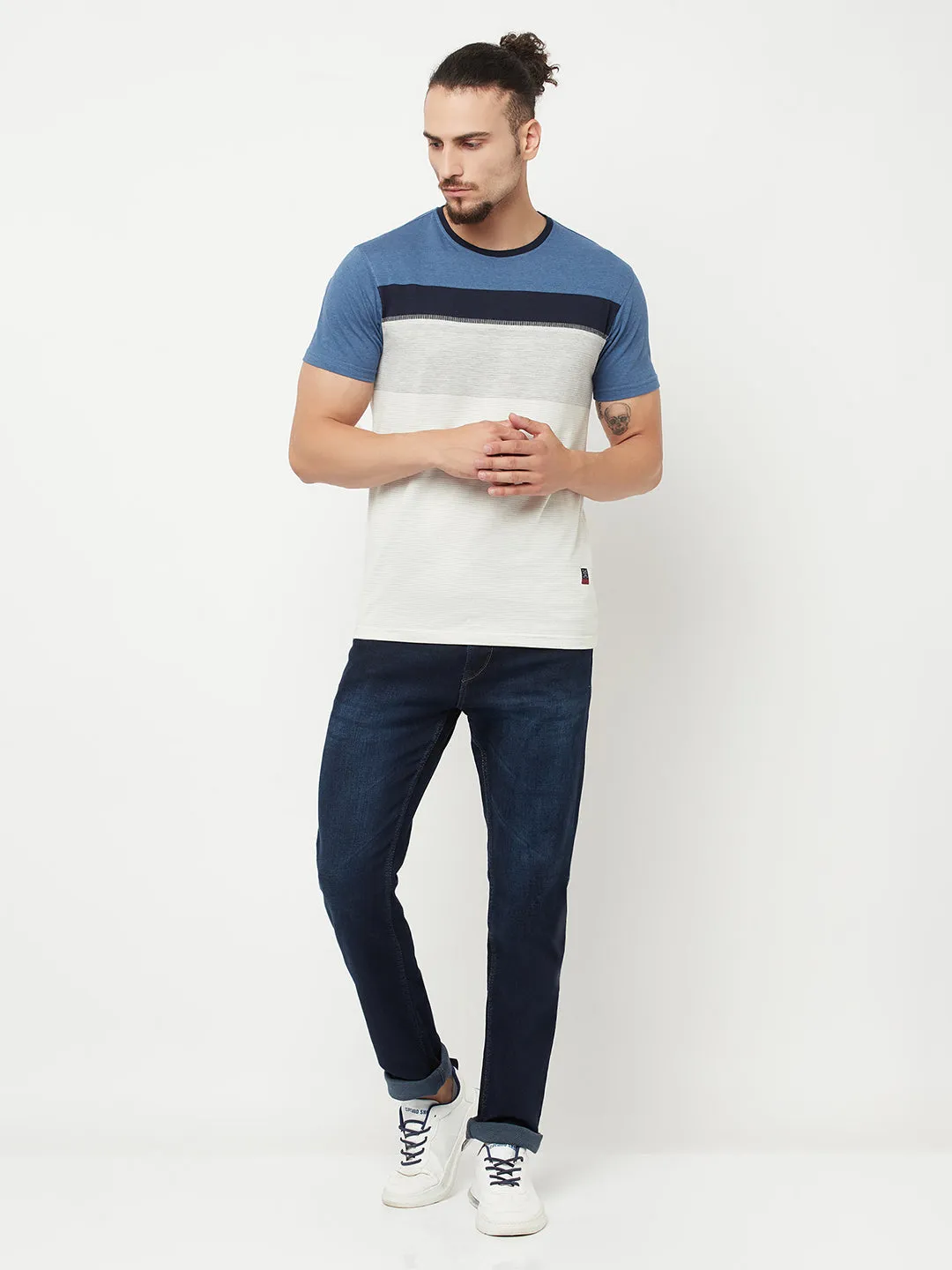 Navy Blue Light Fade Jeans