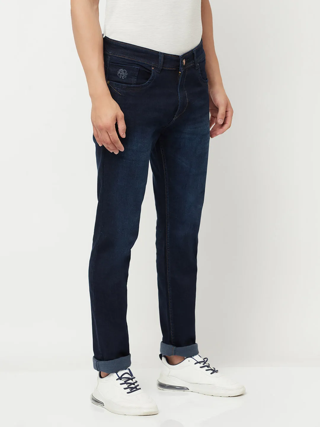Navy Blue Light Fade Jeans